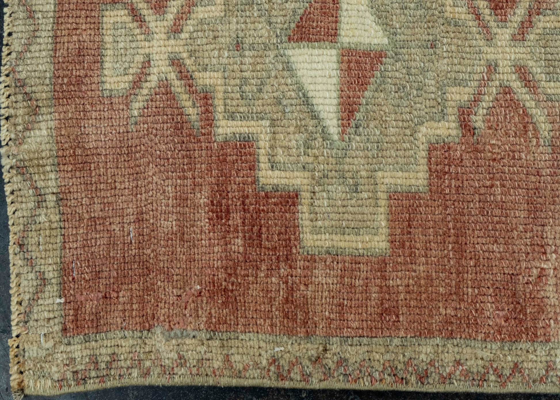Turkish Mini Rug Oriental Hand Knotted Vintage Rug 1'6" x 3'6" #16507