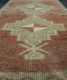 Turkish Mini Rug Oriental Hand Knotted Vintage Rug 1'6" x 3'6" #16507