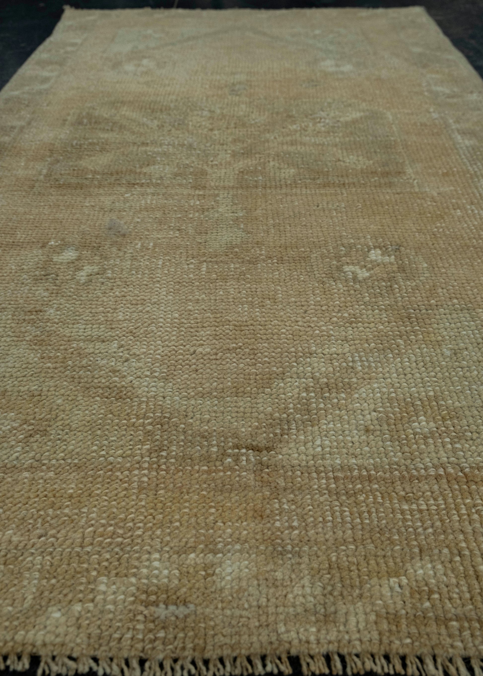 Turkish Mini Rug Oriental Hand Knotted Vintage Rug 1'9" x 3' #16431