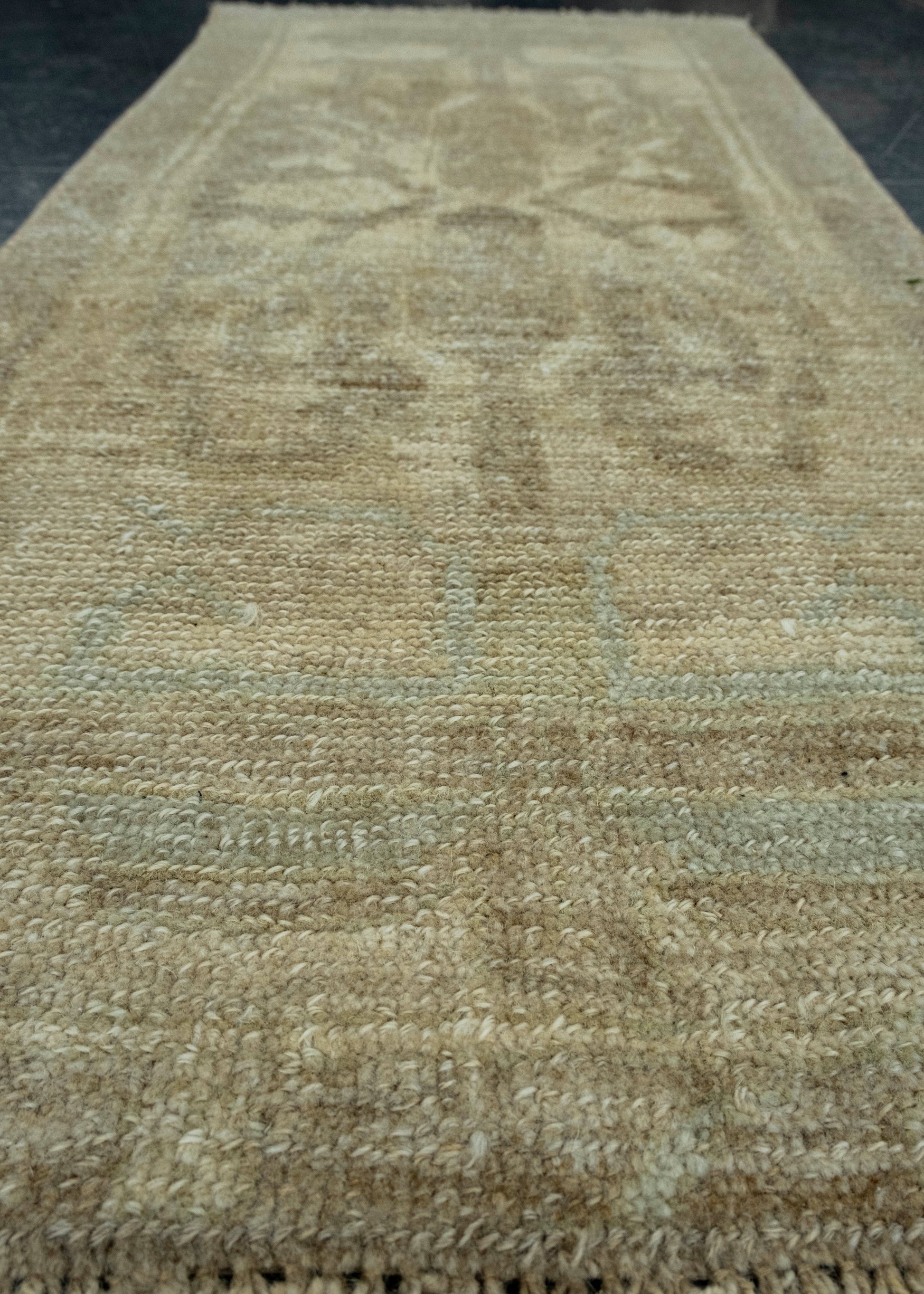 Turkish Mini Rug Oriental Hand Knotted Vintage Rug 1'6" x 3'1" #16576