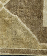 Turkish Mini Rug Oriental Hand Knotted Vintage Rug 1'6" x 3'1" #16550