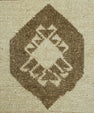 Turkish Mini Rug Oriental Hand Knotted Vintage Rug 1'6" x 3'1" #16550
