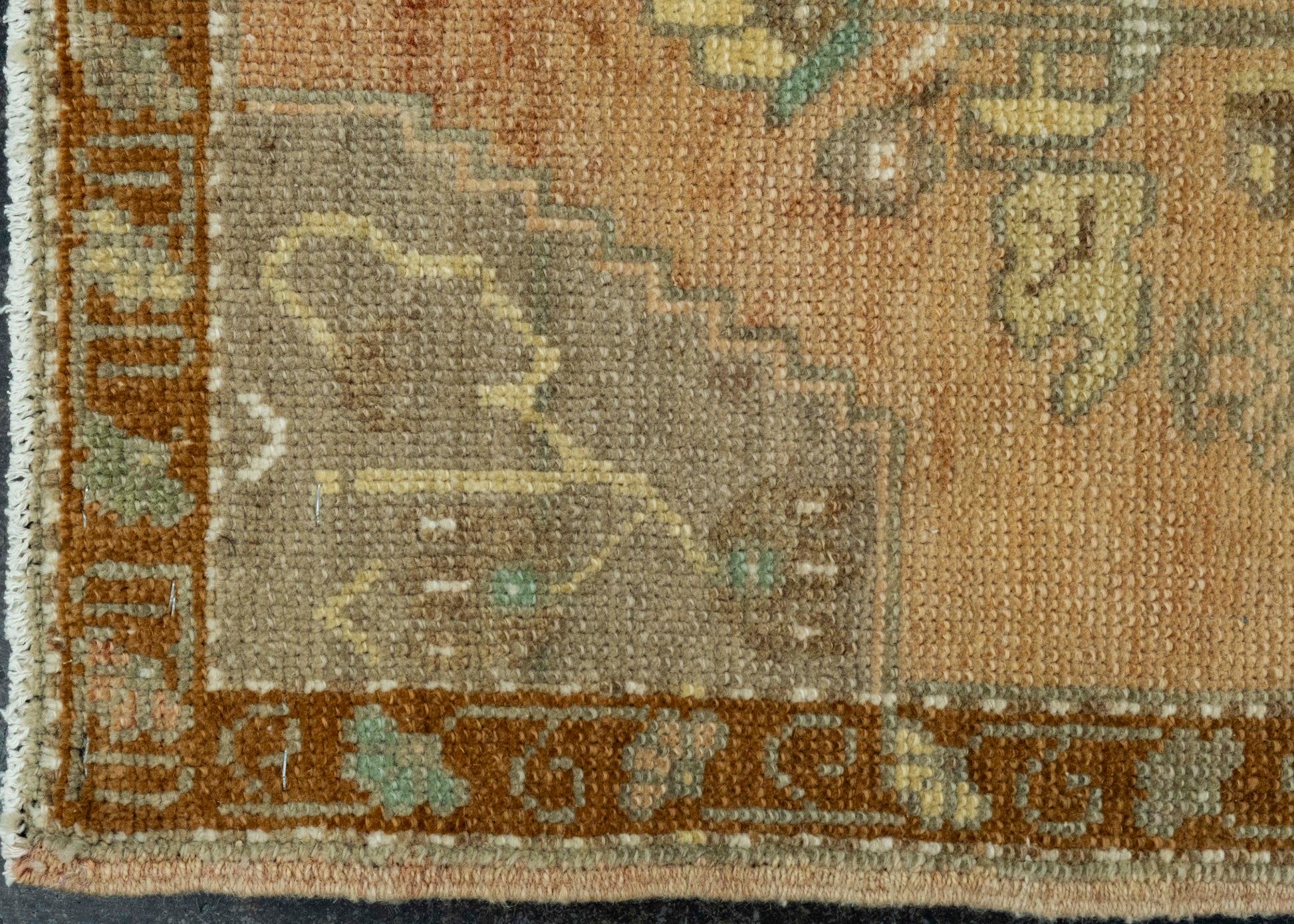 Turkish Mini Rug Oriental Hand Knotted Vintage Rug 1'7" x 2'10" #16528