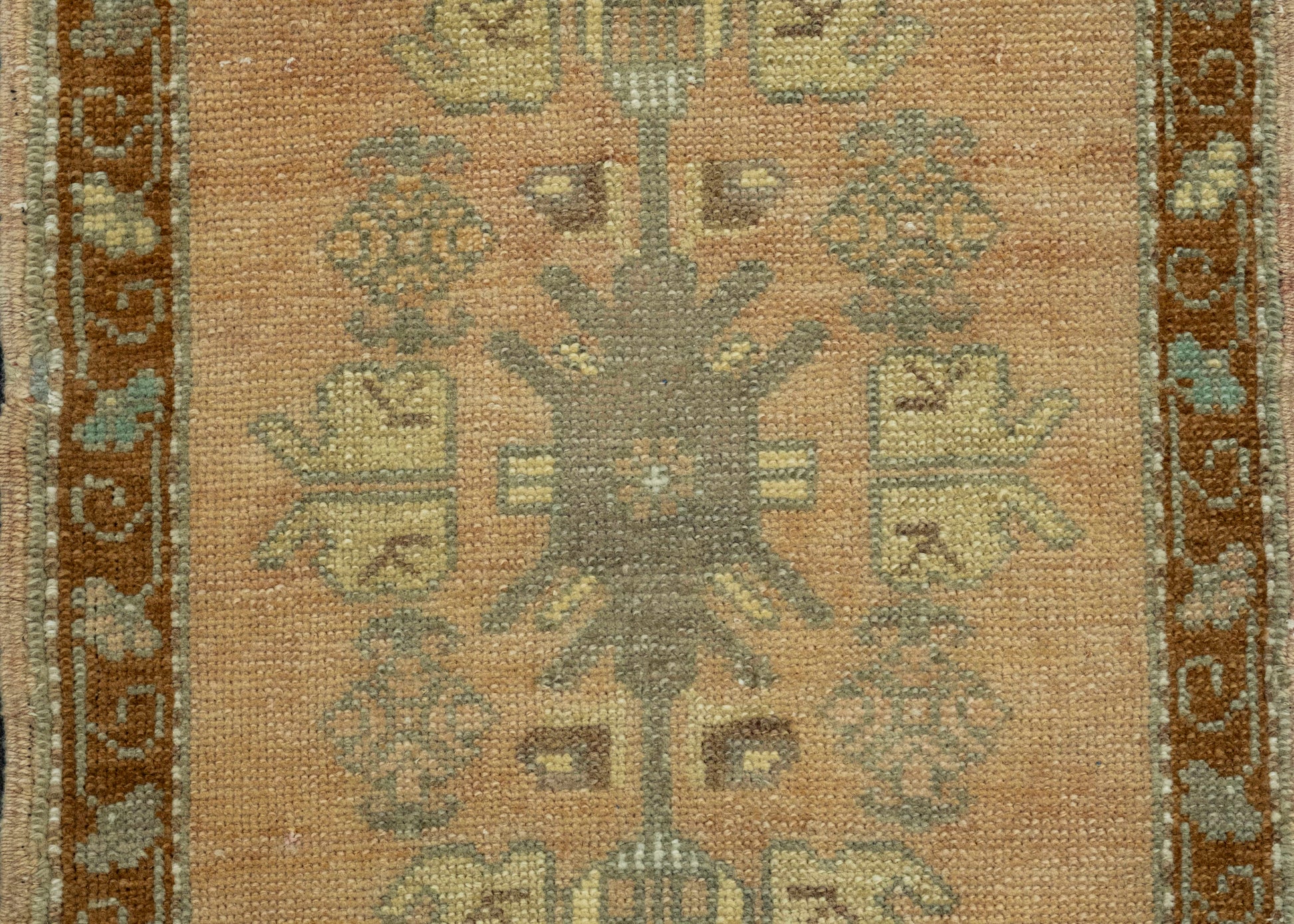 Turkish Mini Rug Oriental Hand Knotted Vintage Rug 1'7" x 2'10" #16528
