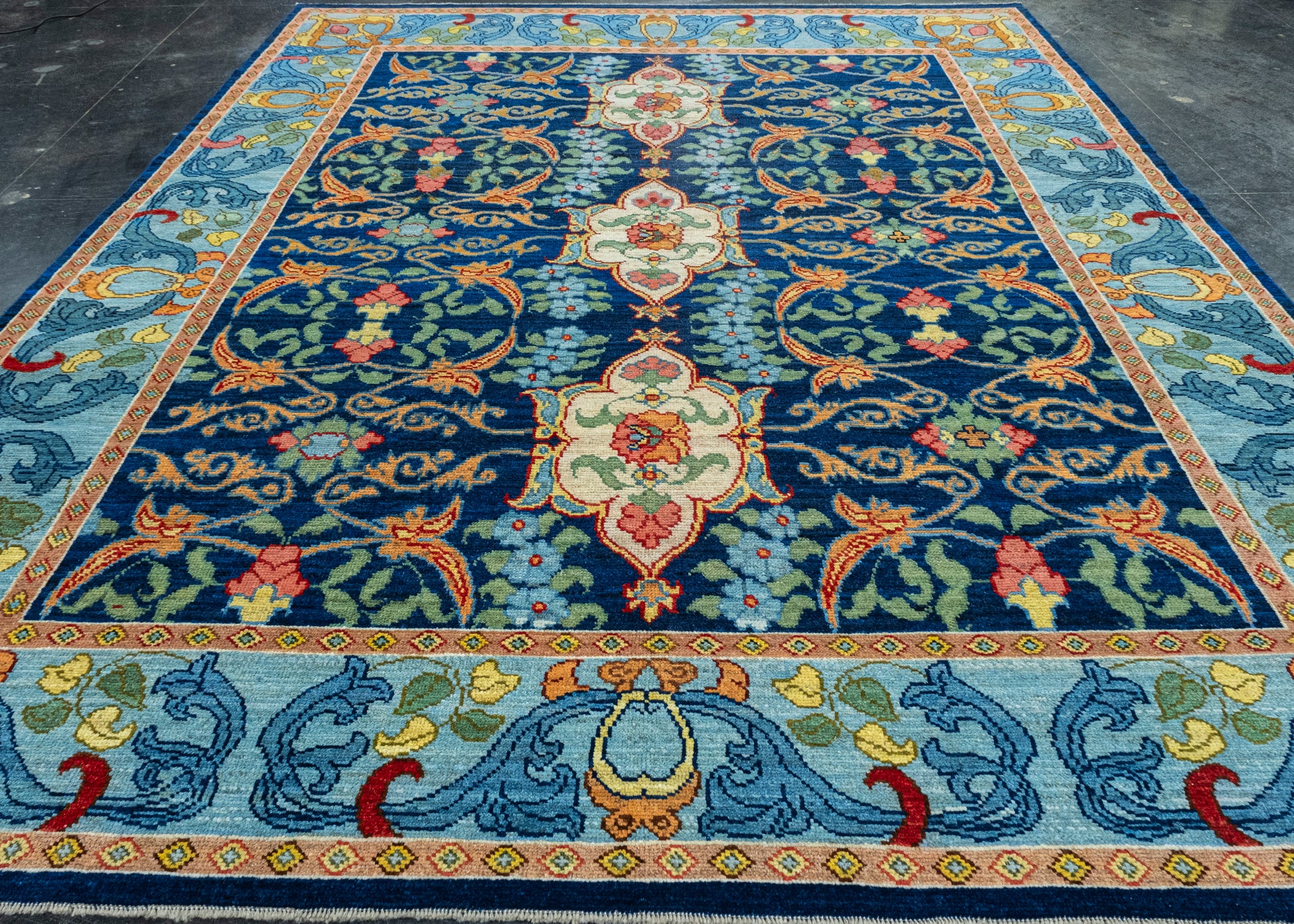 Handwoven Oushak Rug 10'5" x 12'9" #17851