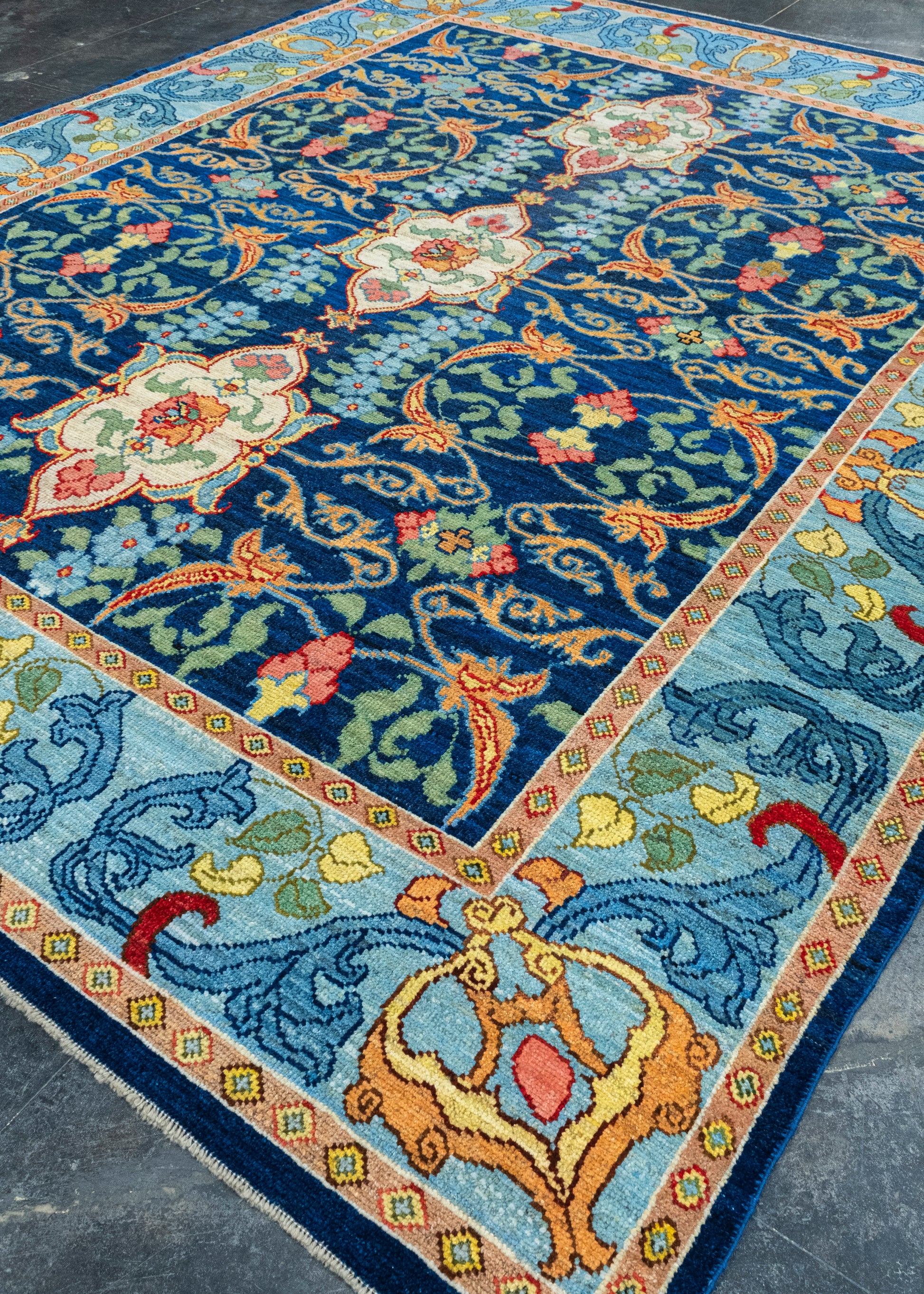 Handwoven Oushak Rug 10'5" x 12'9" #17851
