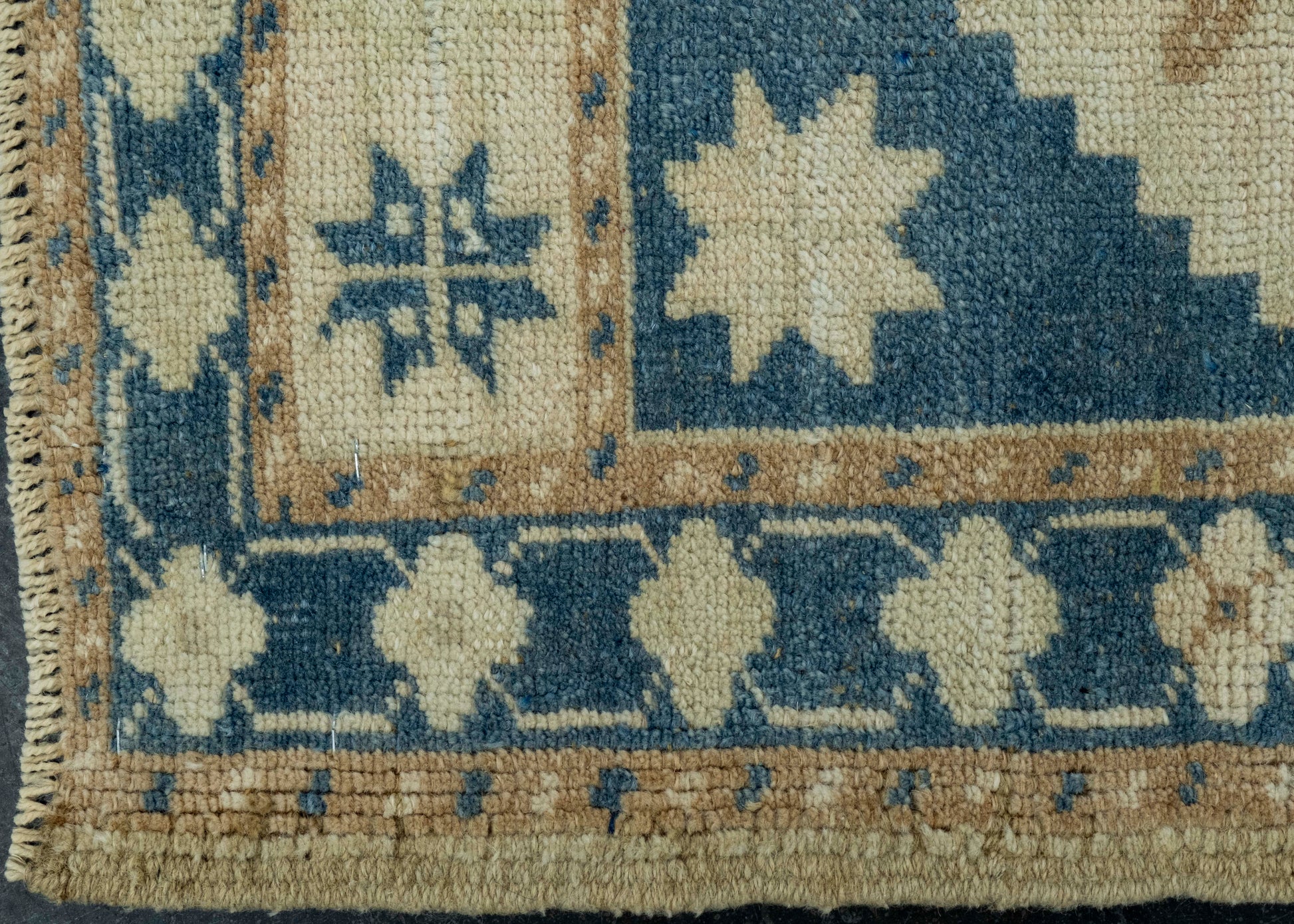 Turkish Mini Rug Oriental Hand Knotted Vintage Rug 1'9" x 3'8" #16518