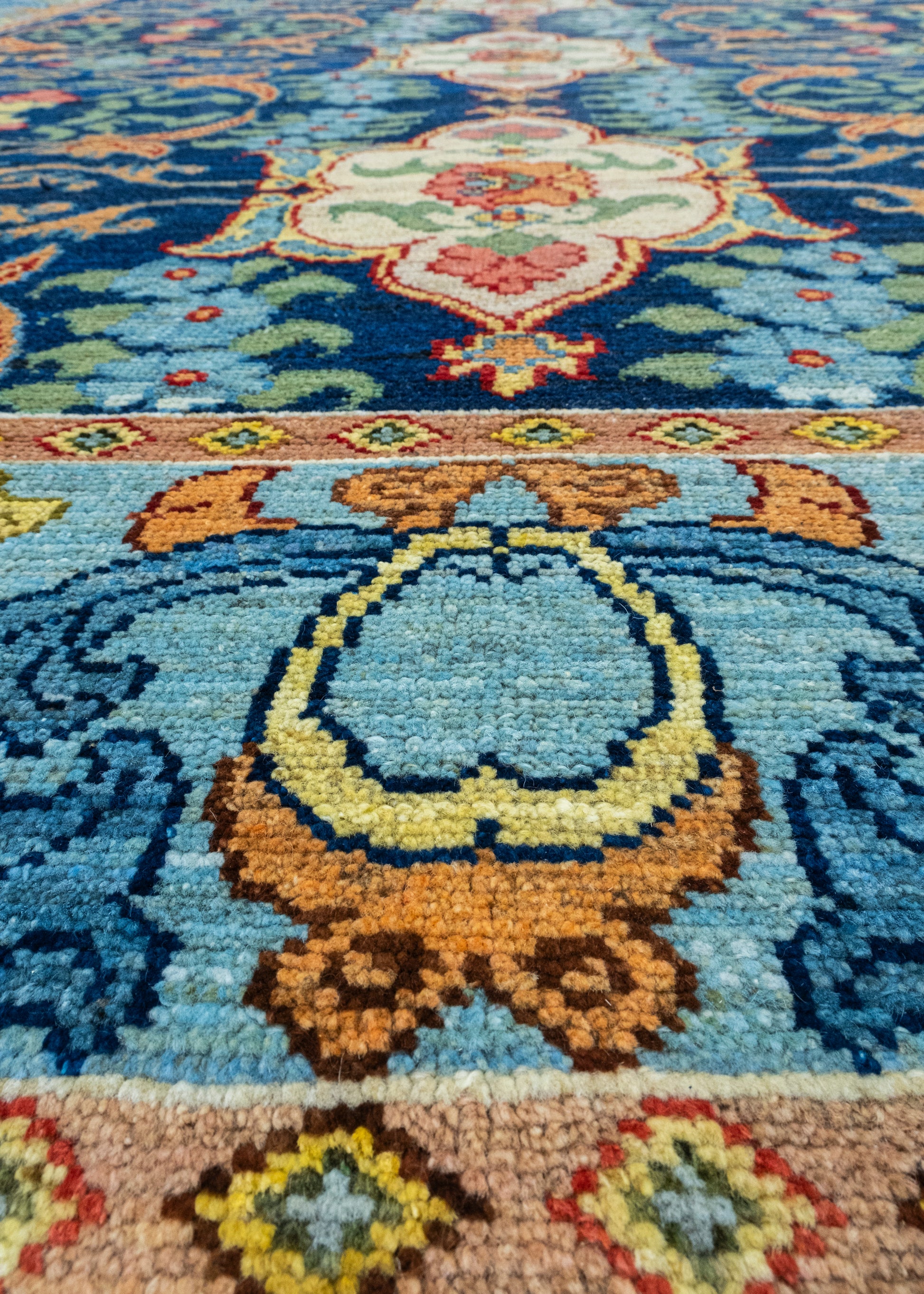 Handwoven Oushak Rug 10'5" x 12'9" #17851
