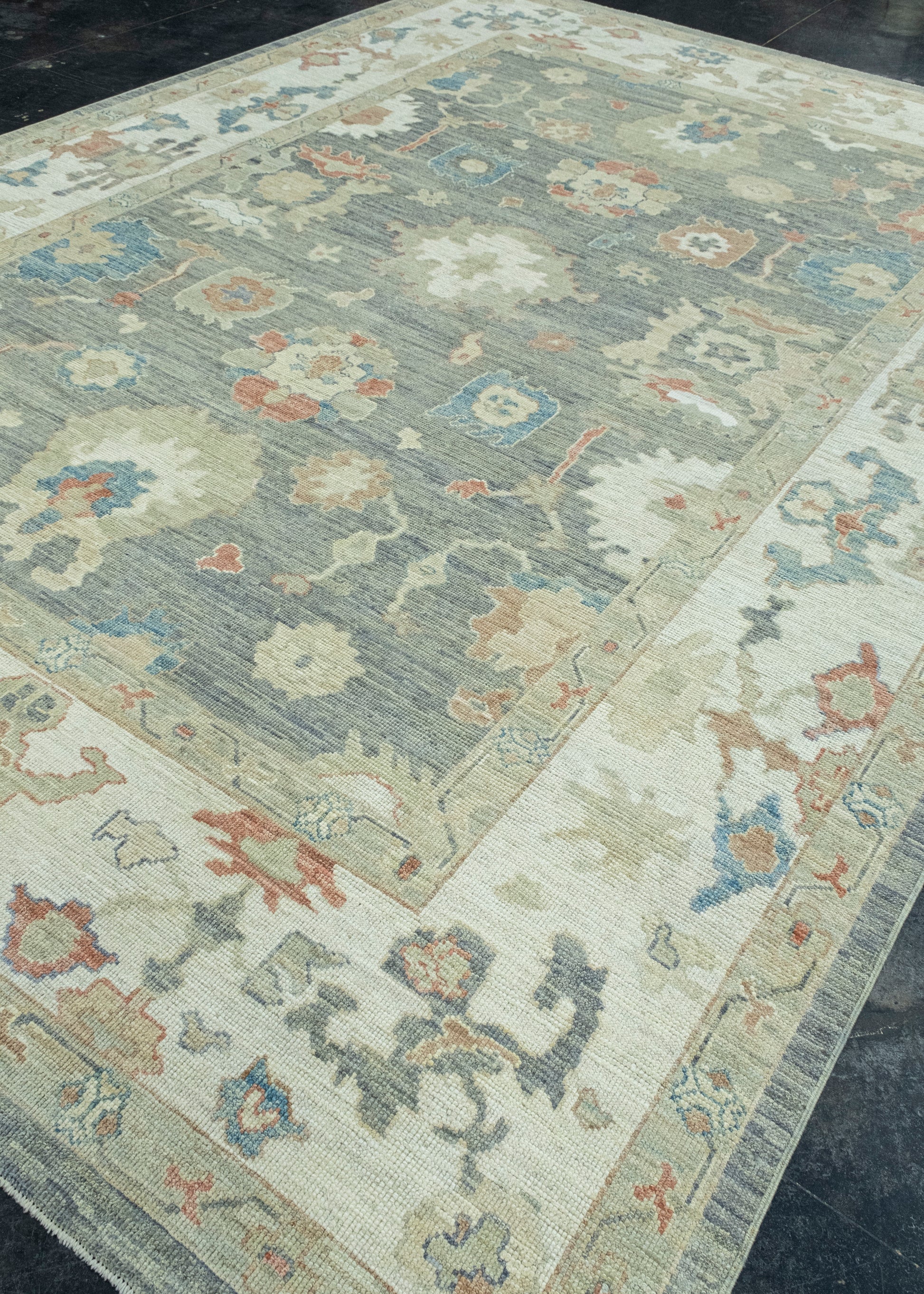 Turkish Oushak Rug 10'1" x 14' #17733
