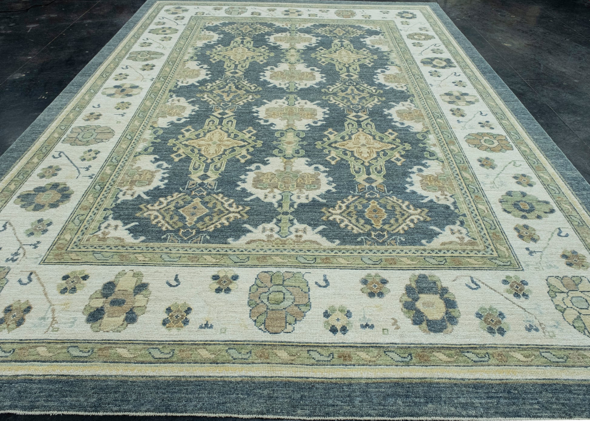 Turkish Oushak Rug 9'11" x 14'2" #17367