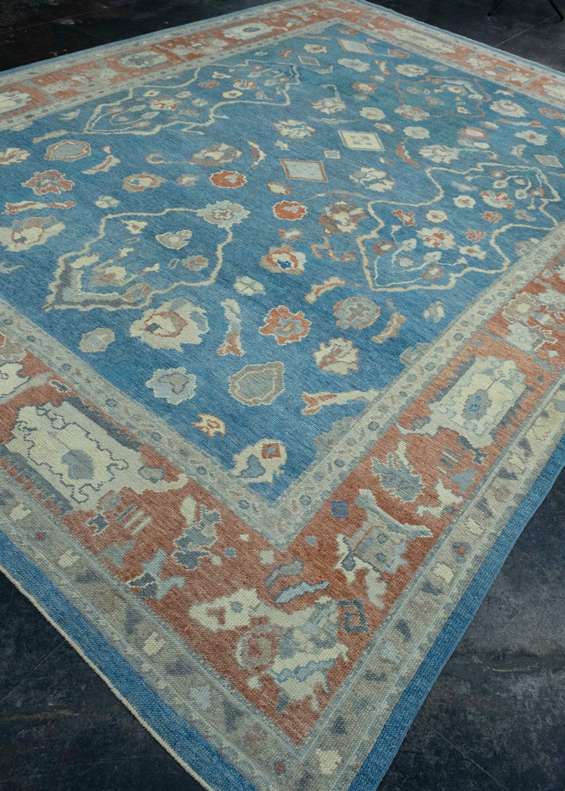 Turkish Oushak Rug 9'9" x 12'11" #18527