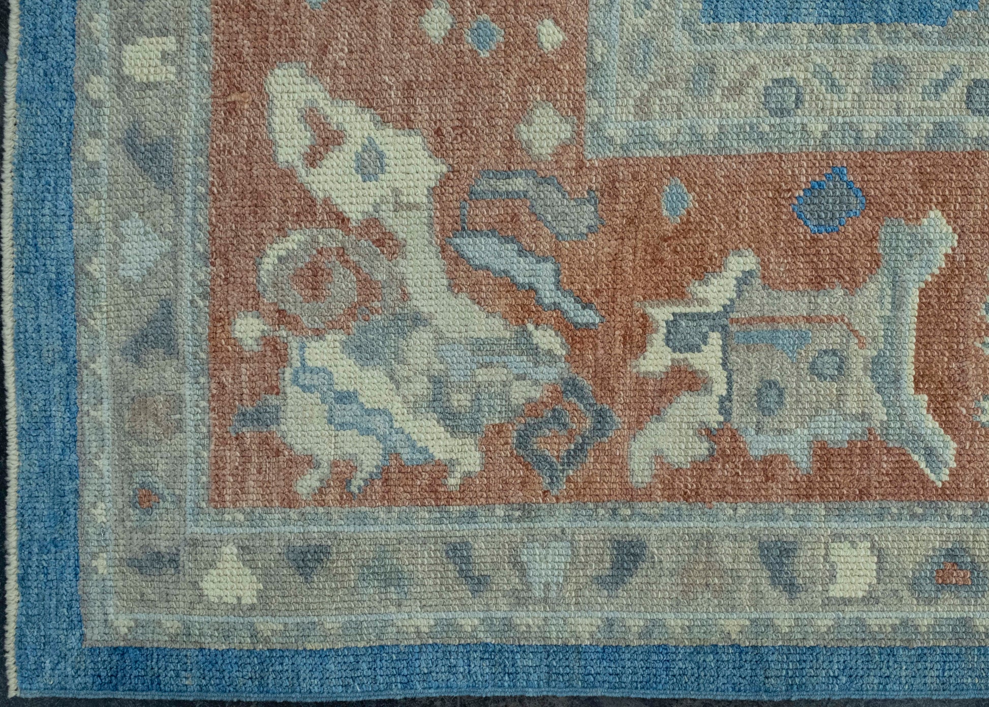 Turkish Oushak Rug 9'9" x 12'11" #18527