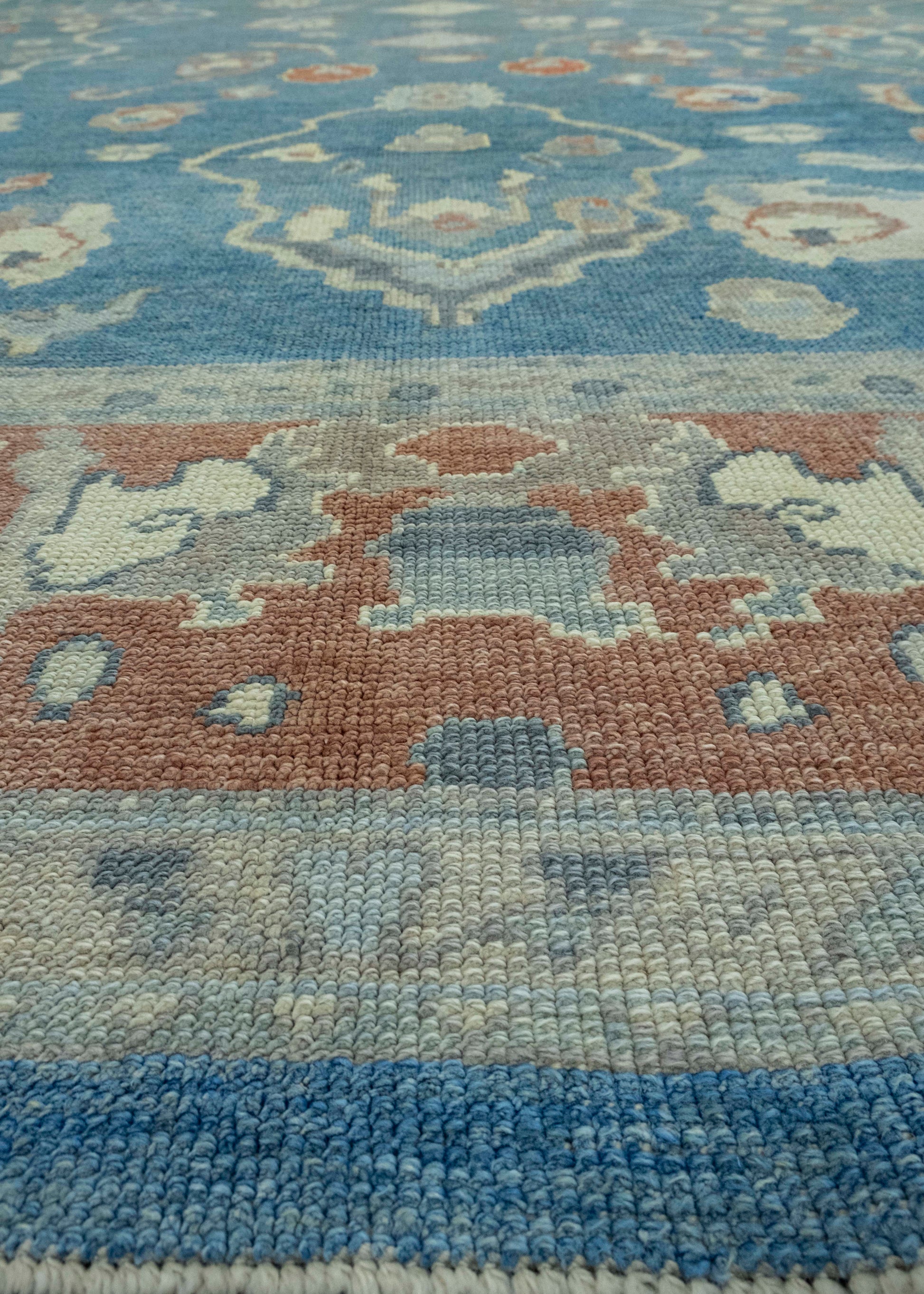 Turkish Oushak Rug 9'9" x 12'11" #18527
