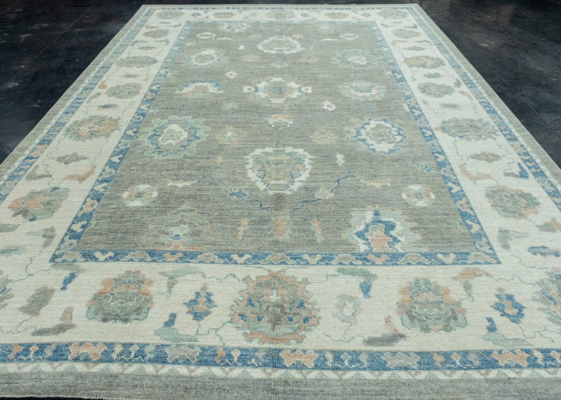 Turkish Oushak Rug 9'10" x 14' #17842