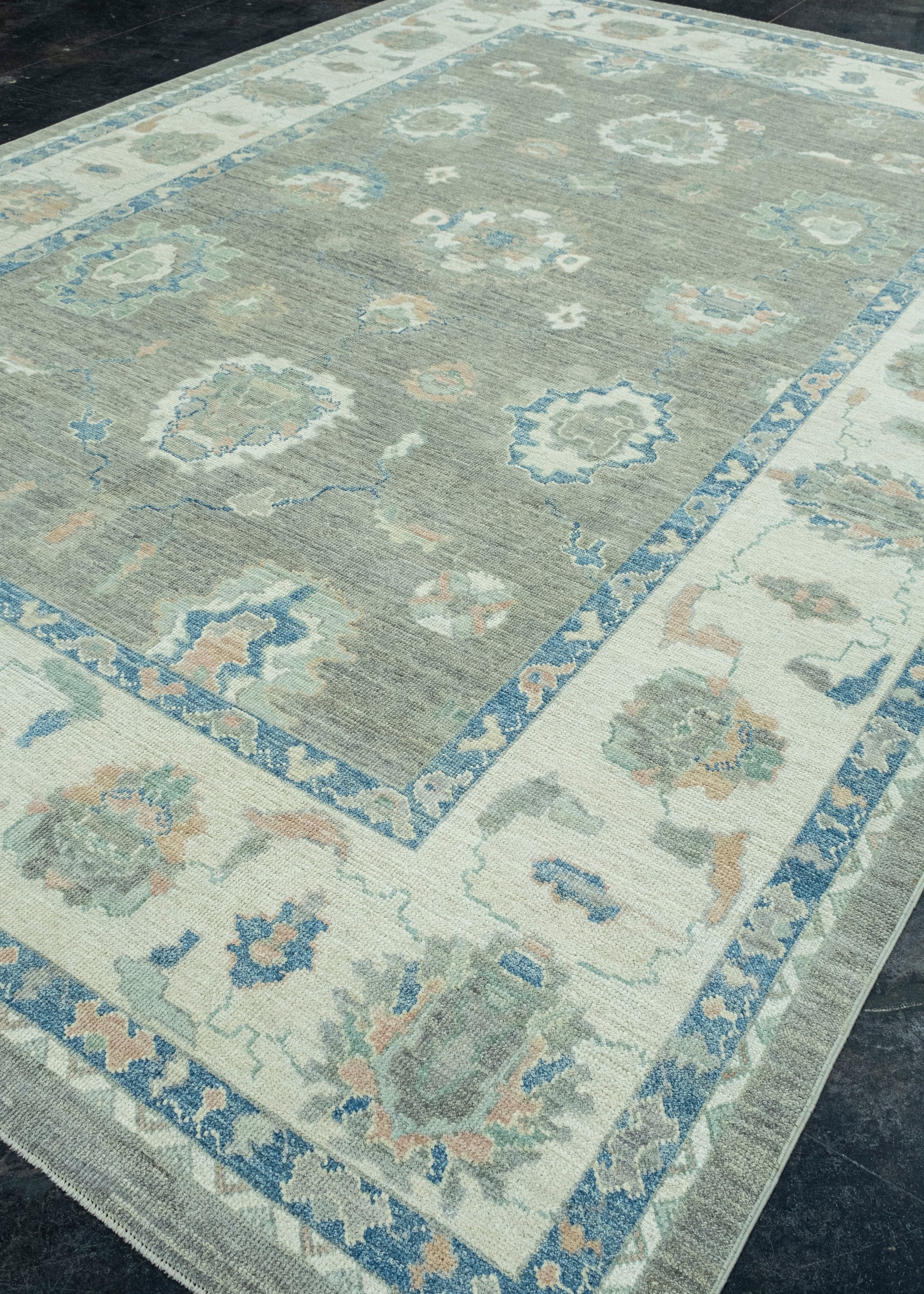 Turkish Oushak Rug 9'10" x 14' #17842