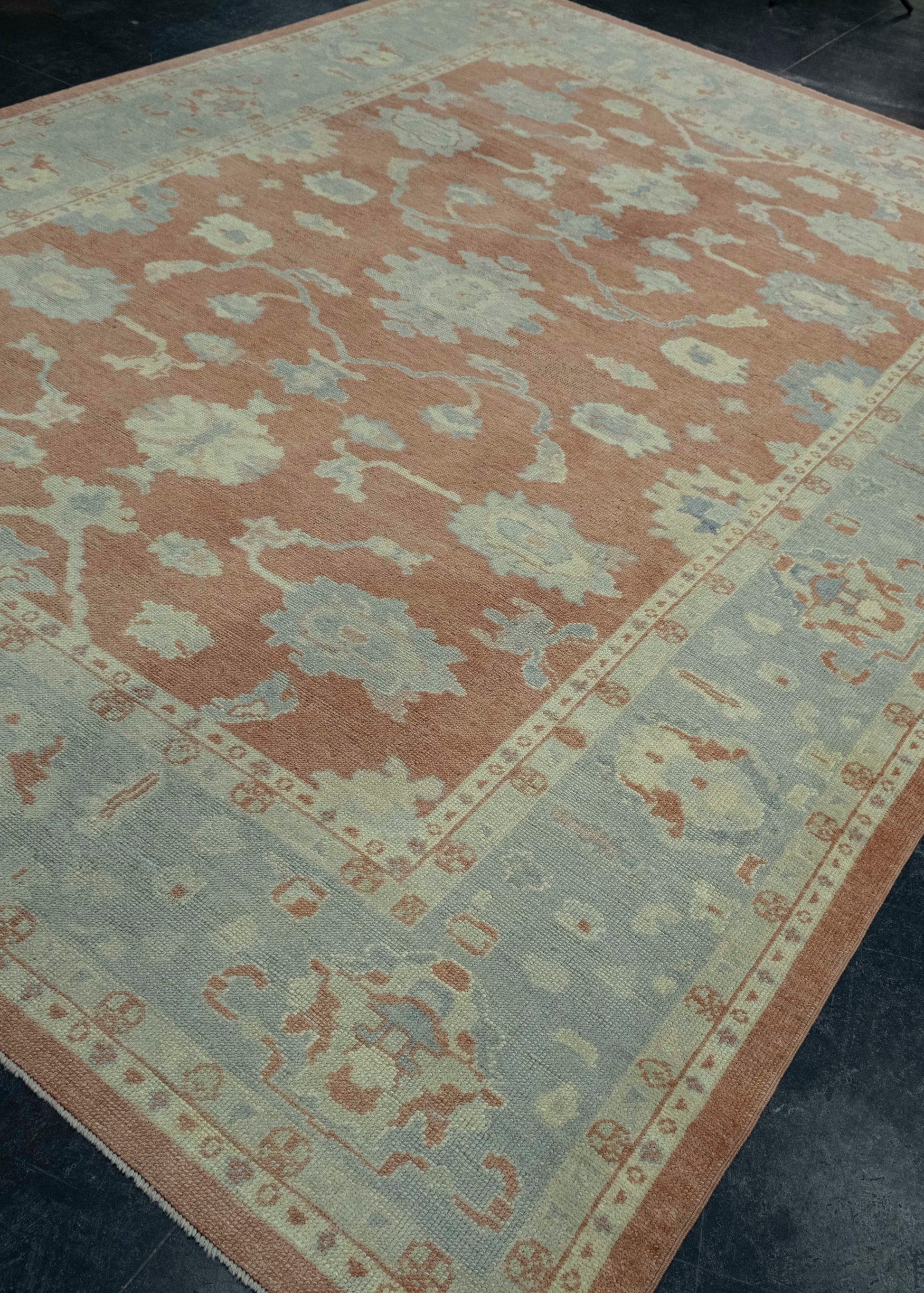 Turkish Oushak Rug 8'8" x 11'11" #18618