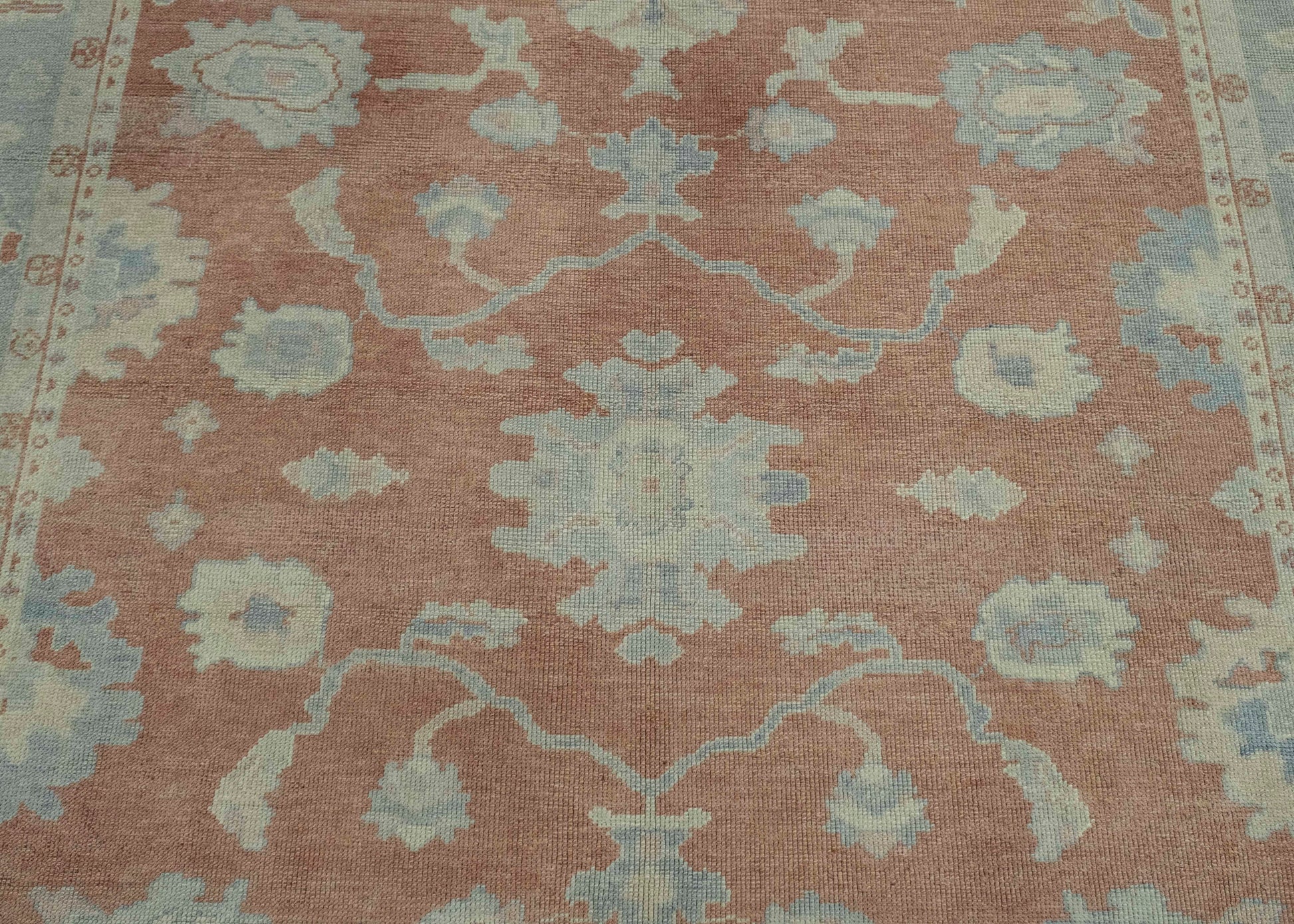 Turkish Oushak Rug 8'8" x 11'11" #18618