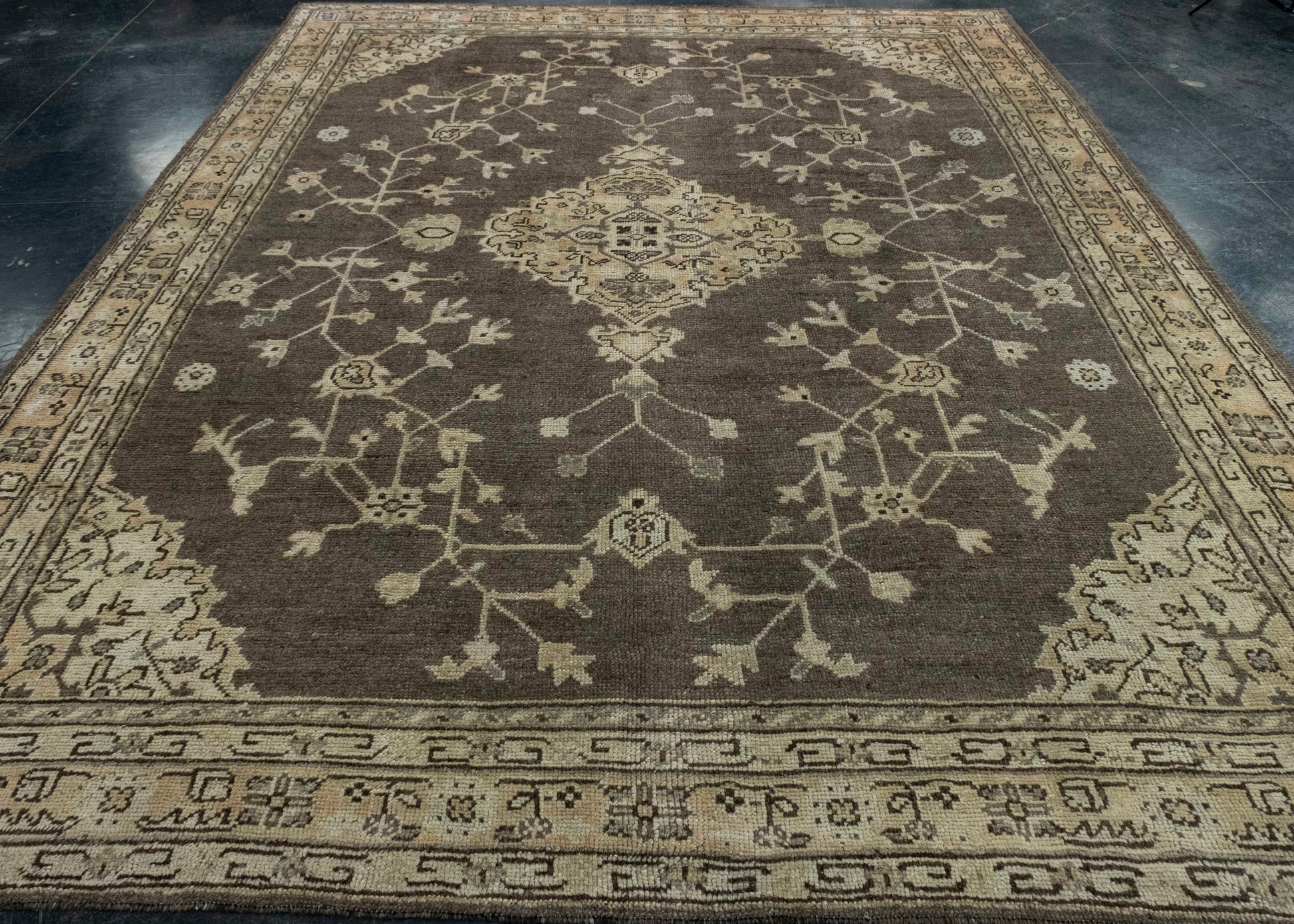 Turkish Oushak Rug 9'2" x 11'8" #18533