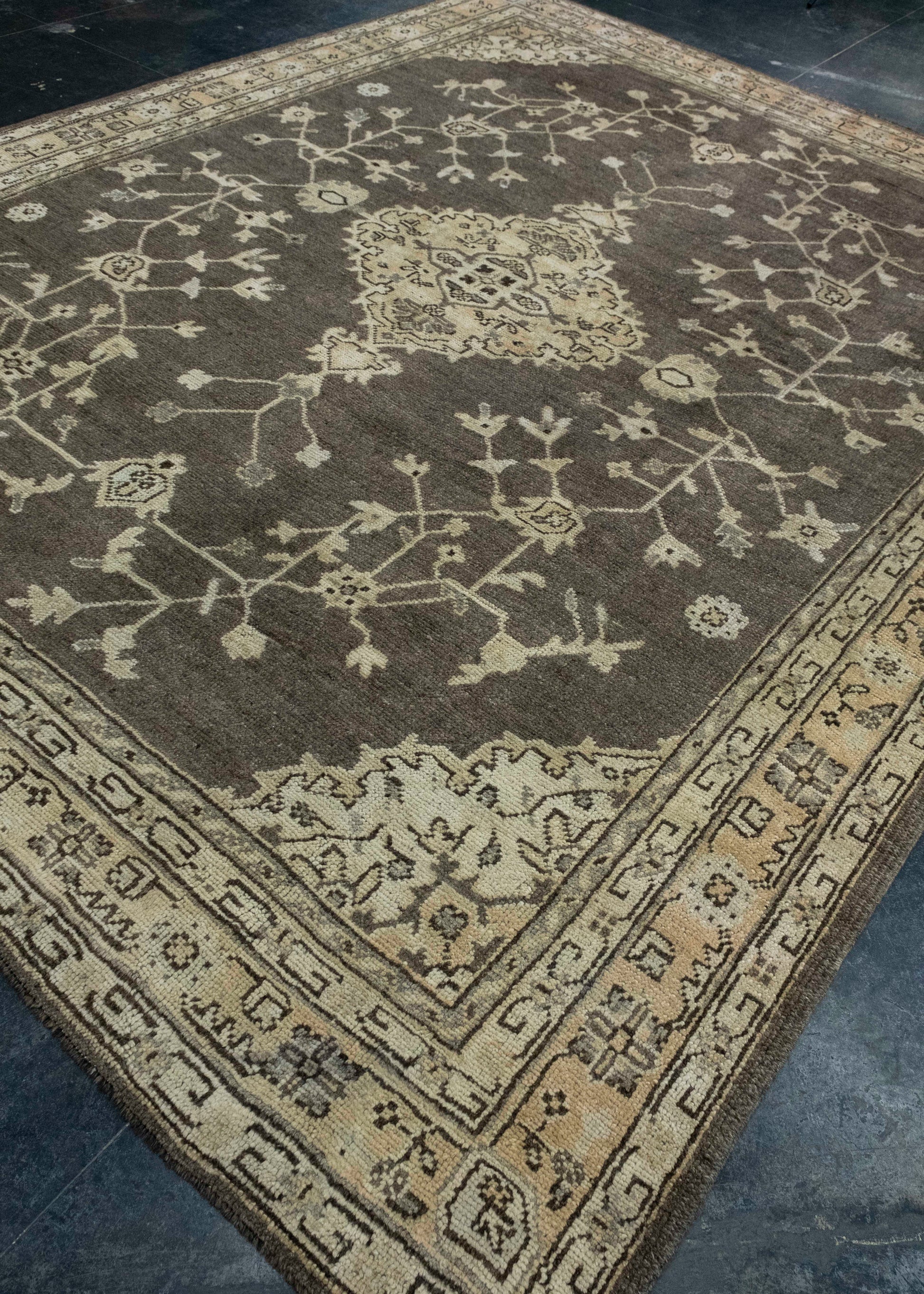 Turkish Oushak Rug 9'2" x 11'8" #18533