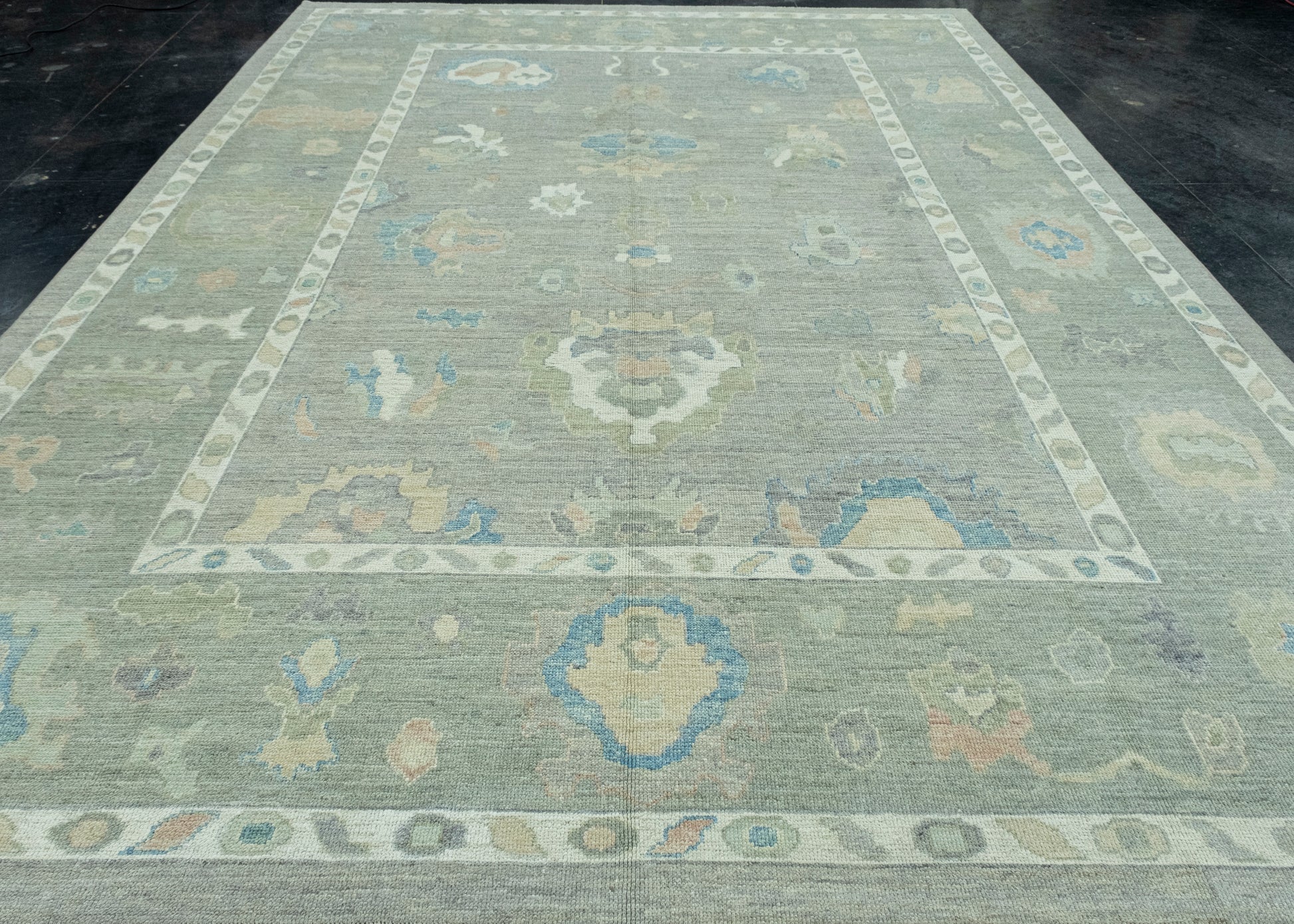 Turkish Oushak Rug 10'1" x 14'1" #17781