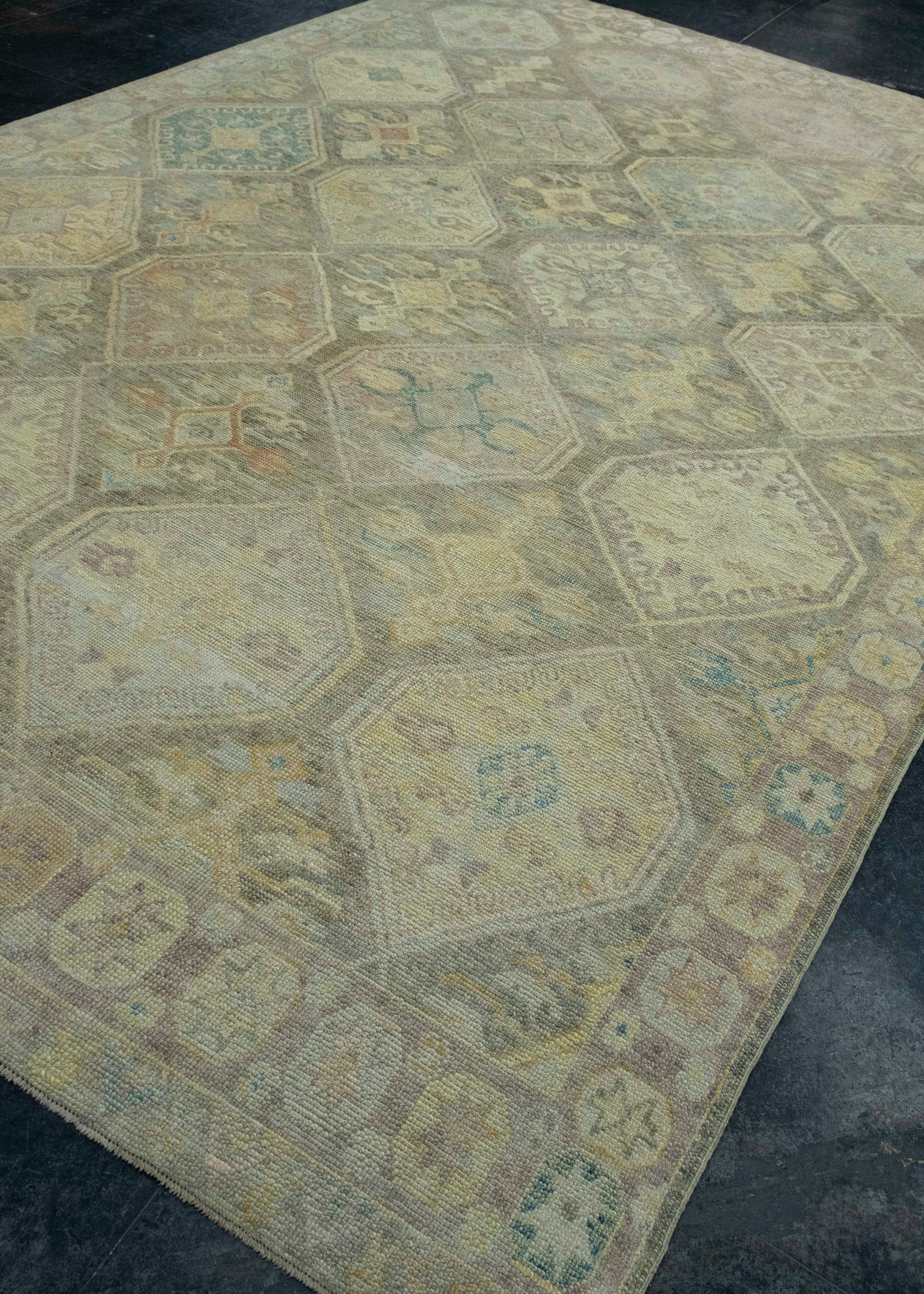 Turkish Oushak Rug 9' x 13'2" #18646