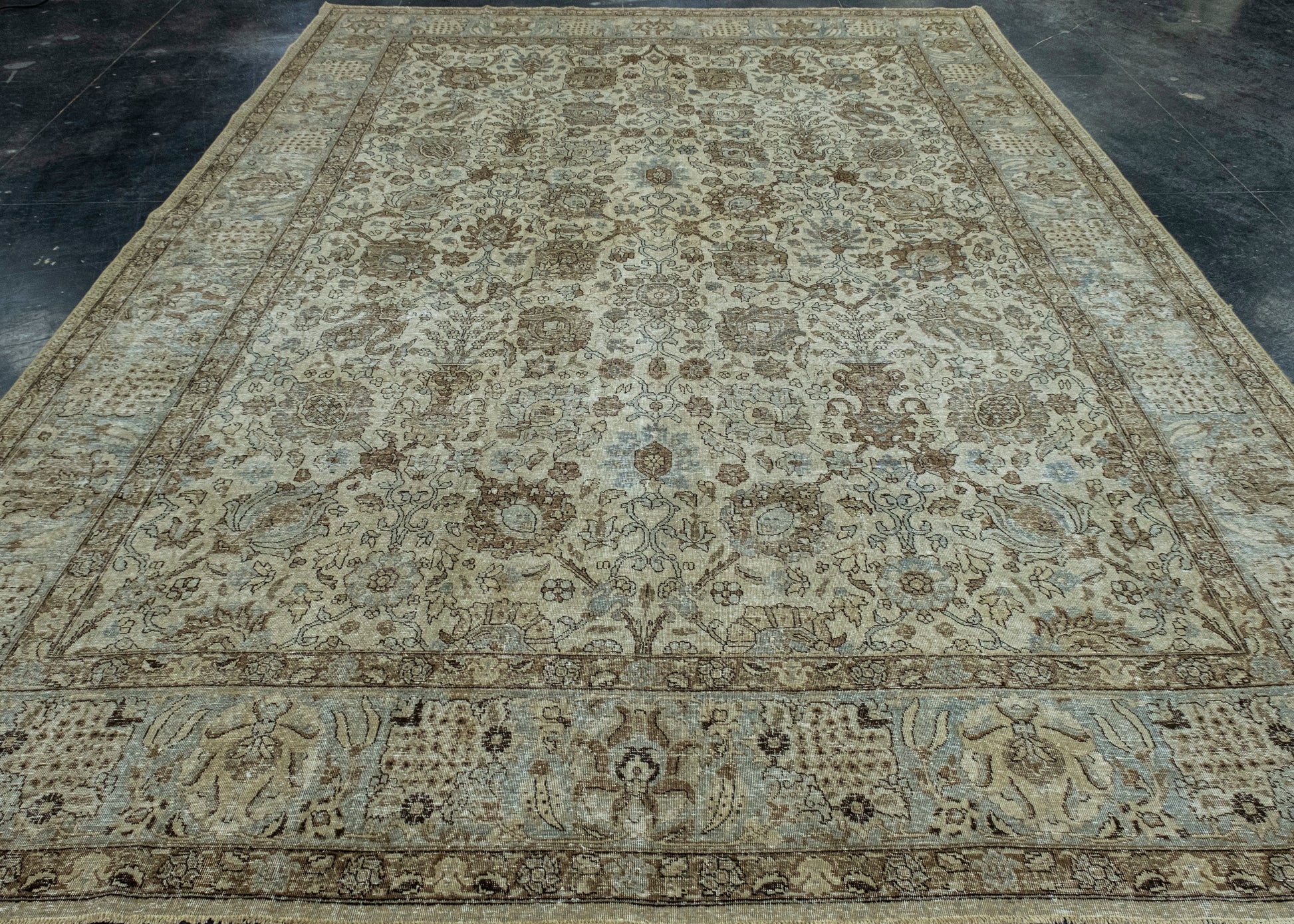 Turkish Vintage Rug 9' x 12'3" #17983