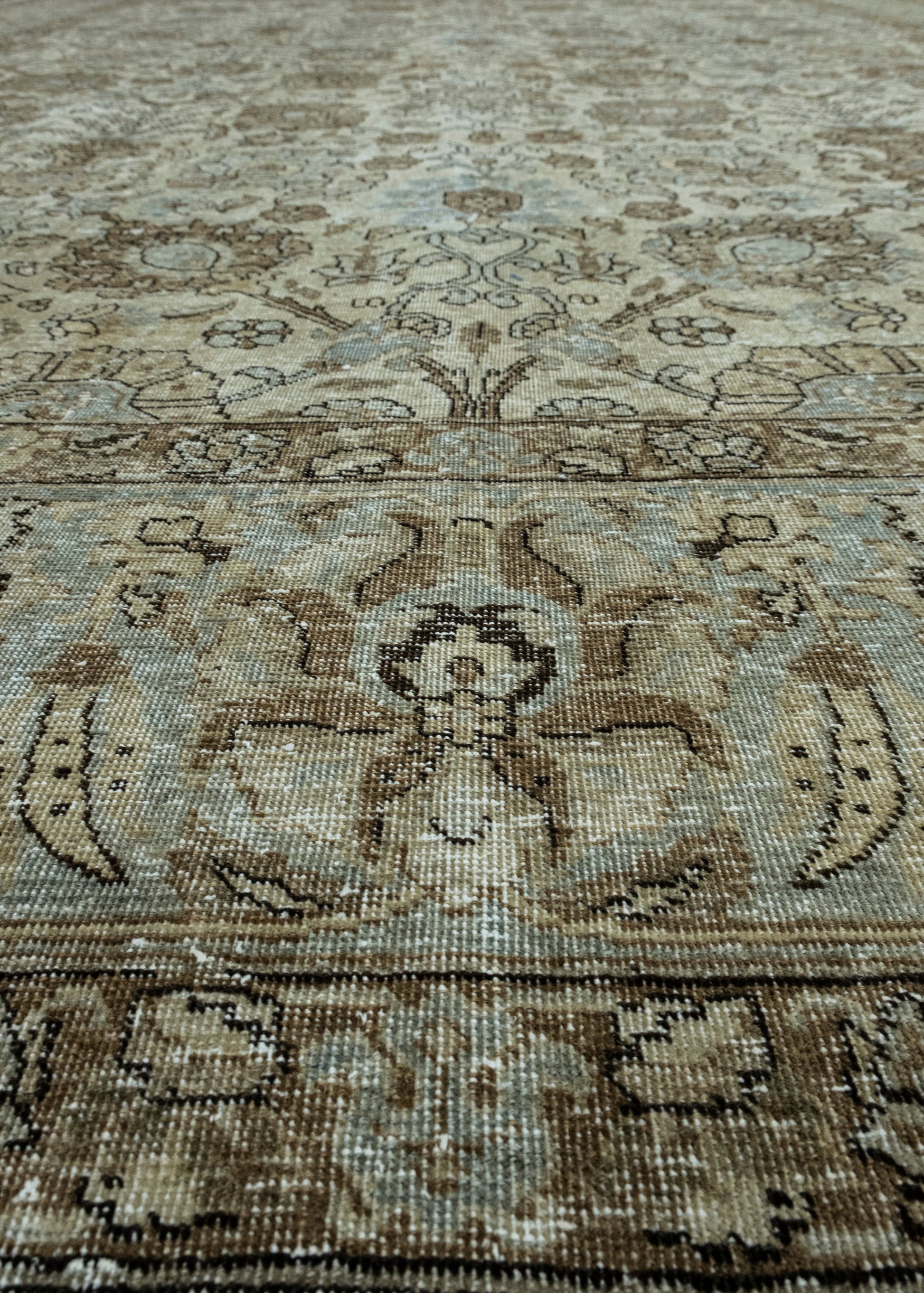 Turkish Vintage Rug 9' x 12'3" #17983