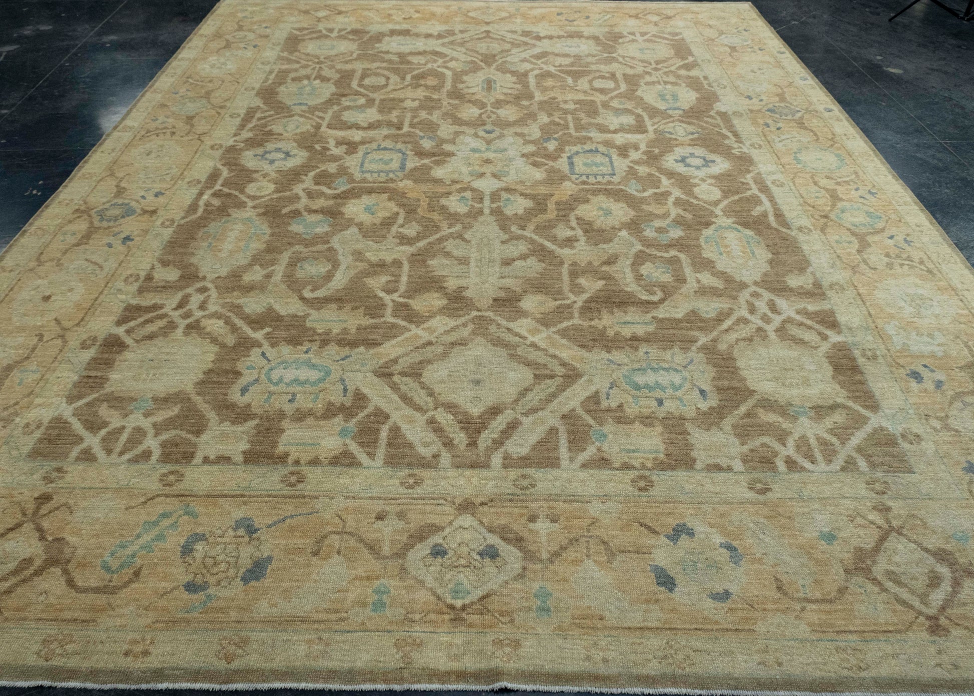 Turkish Oushak Rug 9'7" x 12'6" #18639