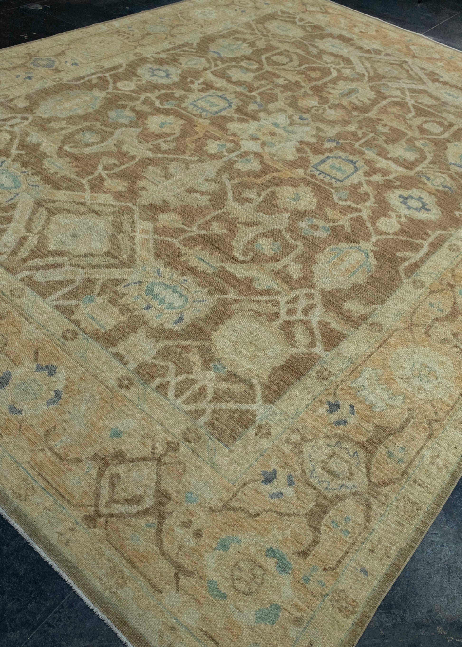Turkish Oushak Rug 9'7" x 12'6" #18639