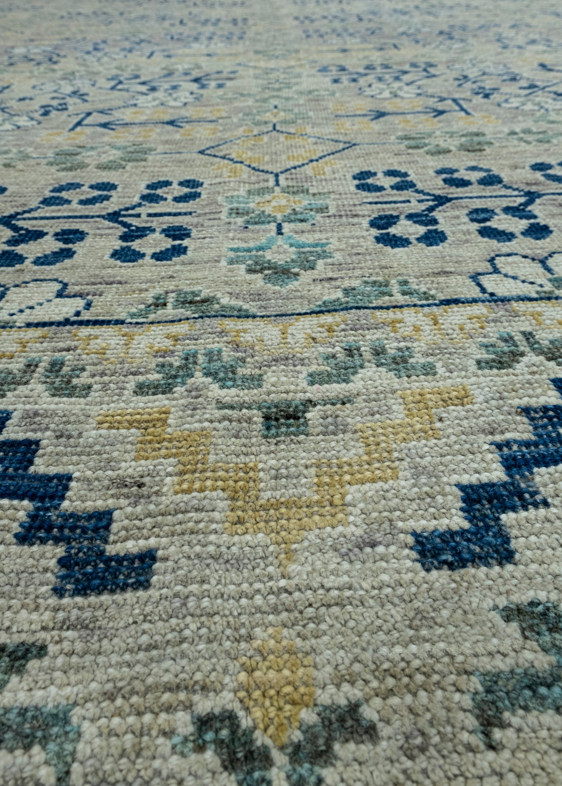 Handwoven Oushak Rug 9'1" x 12' #17507