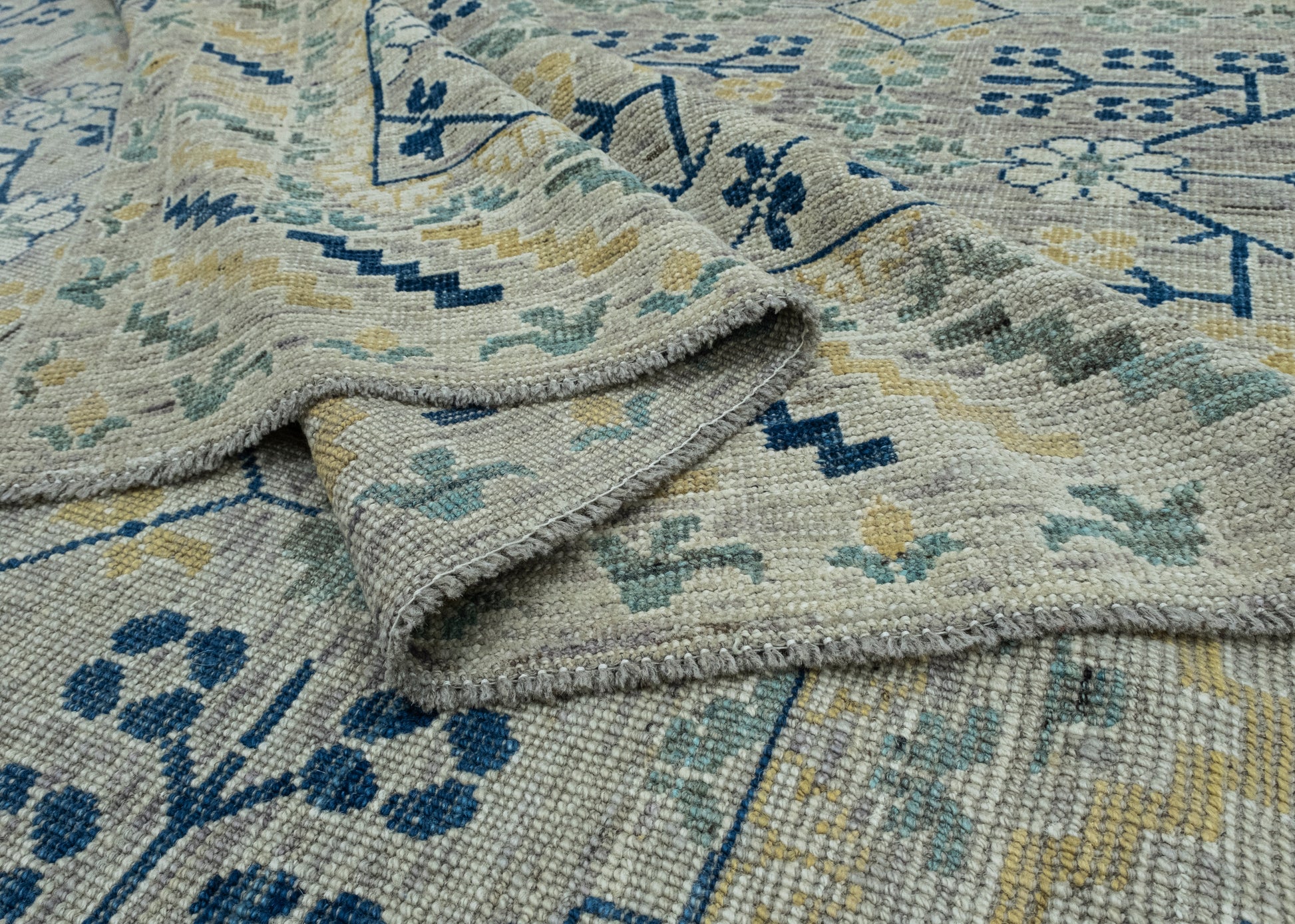 Handwoven Oushak Rug 9'1" x 12' #17507