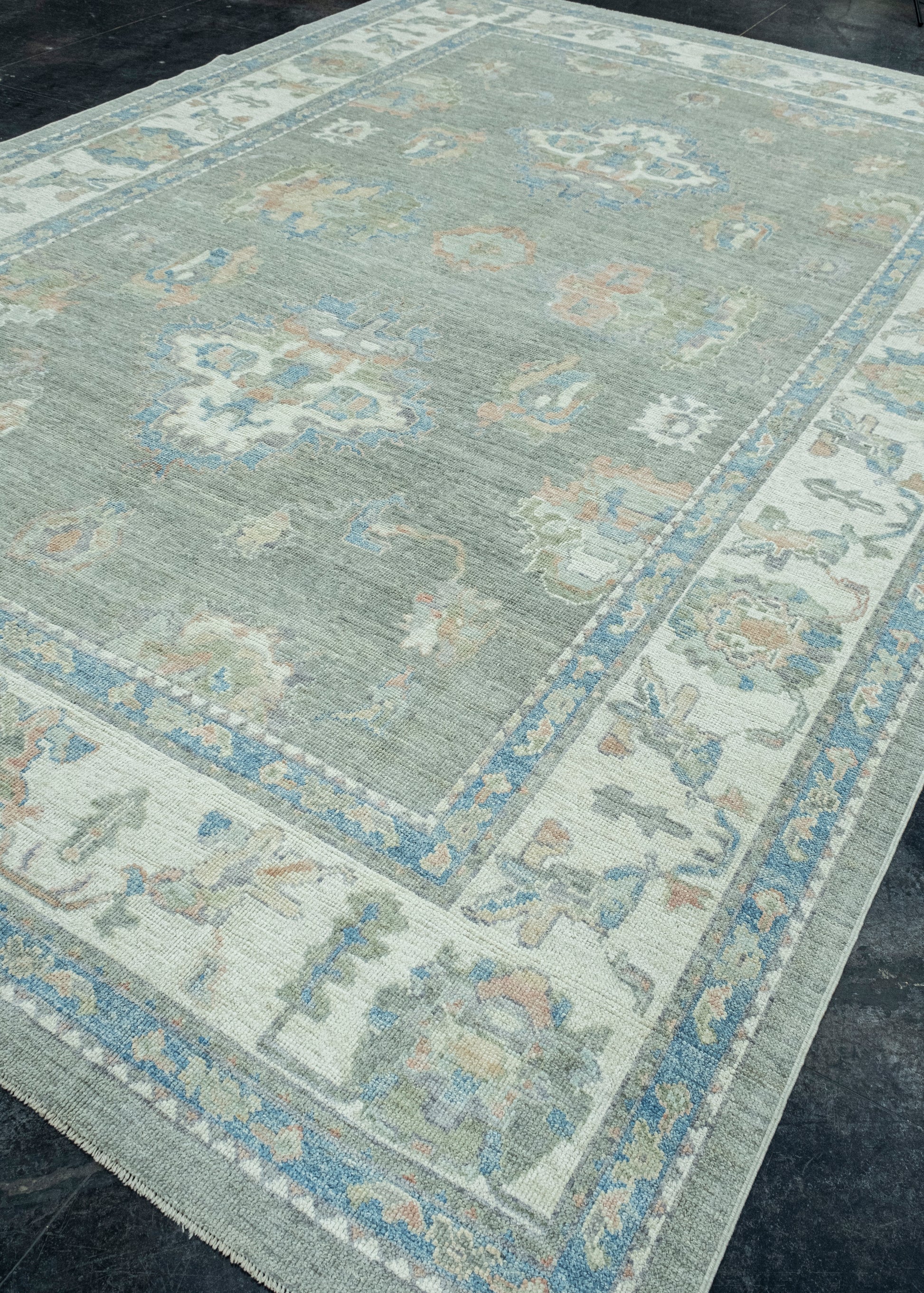 Turkish Oushak Rug 9'6" x 14' #17845