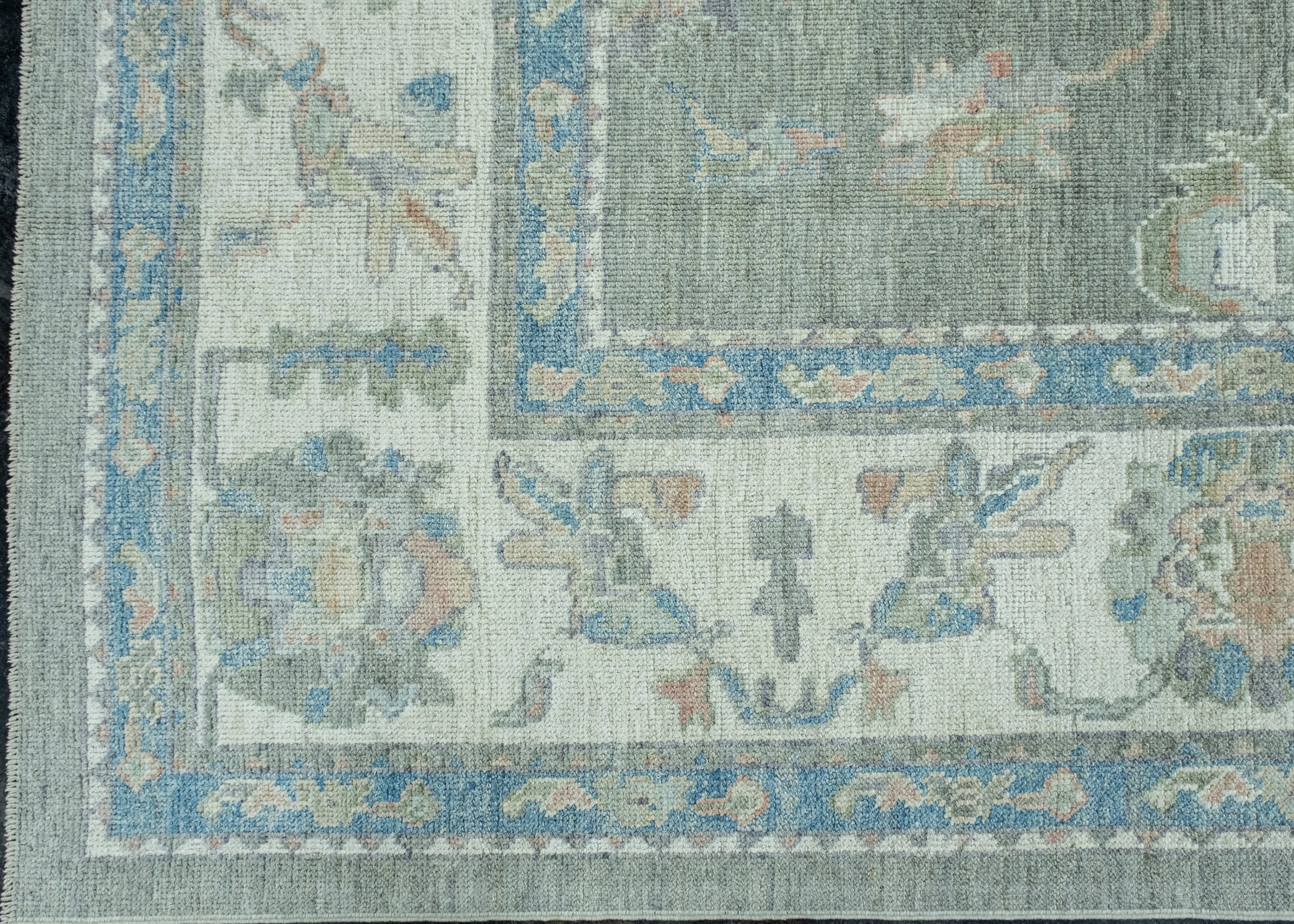 Turkish Oushak Rug 9'6" x 14' #17845
