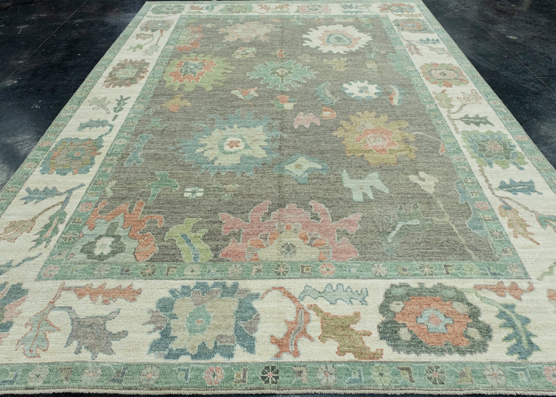 Turkish Oushak Rug 8'11" x 12'5" #17336