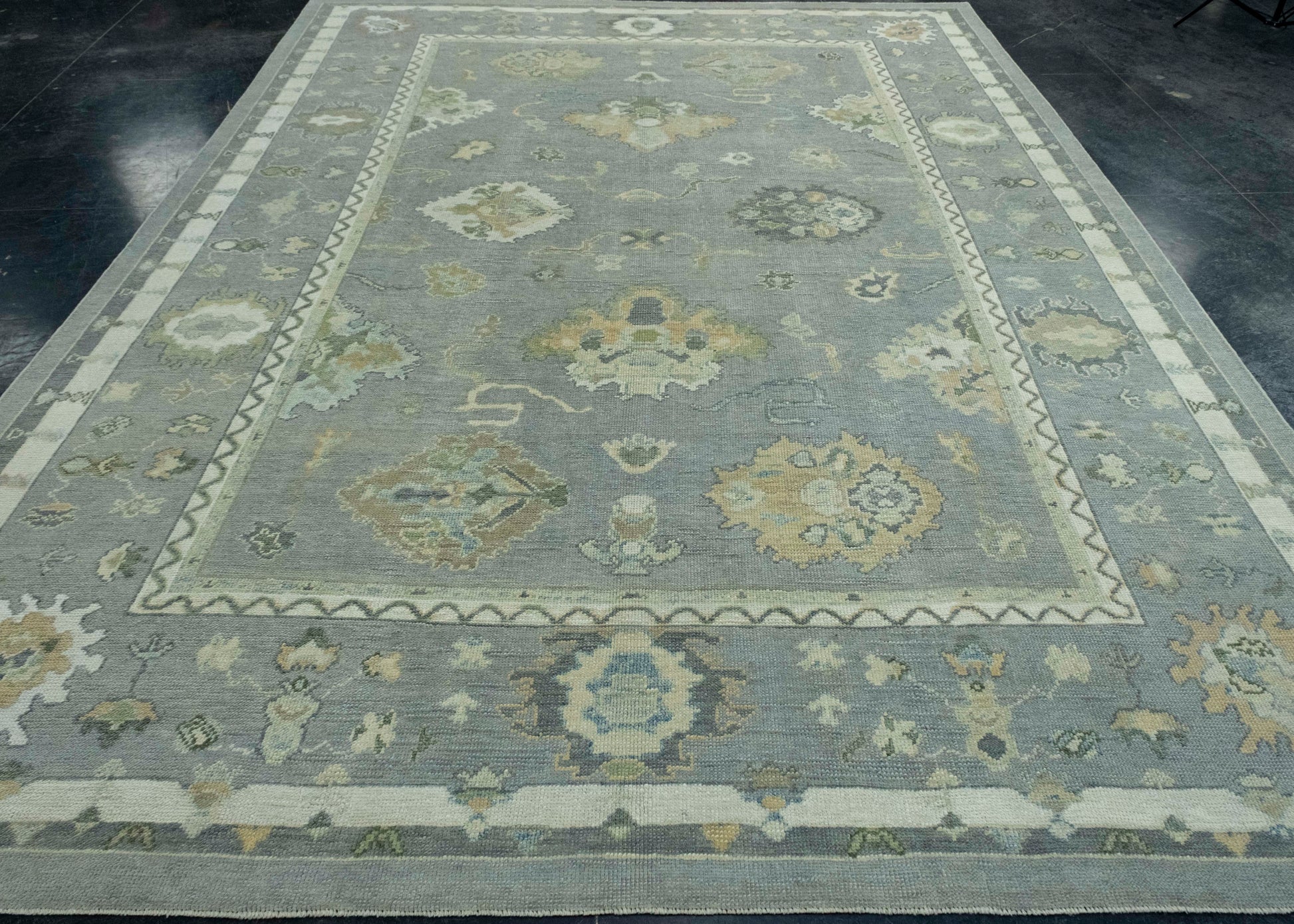 Turkish Oushak Rug 8'8" x 12' #18124