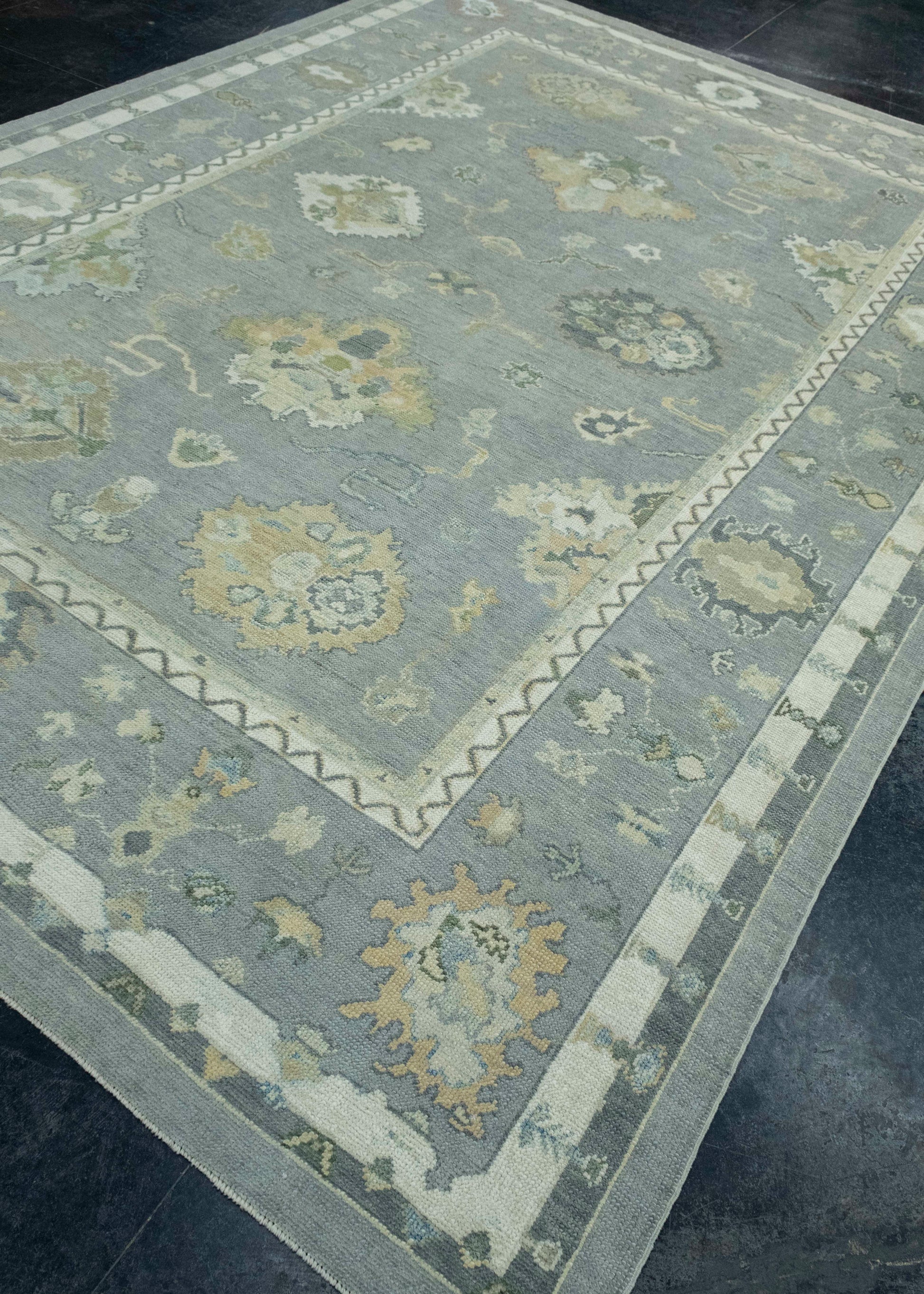 Turkish Oushak Rug 8'8" x 12' #18124
