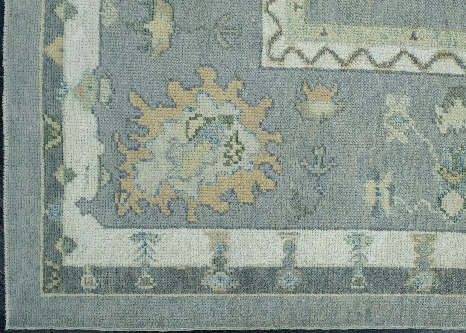 Turkish Oushak Rug 8'8" x 12' #18124