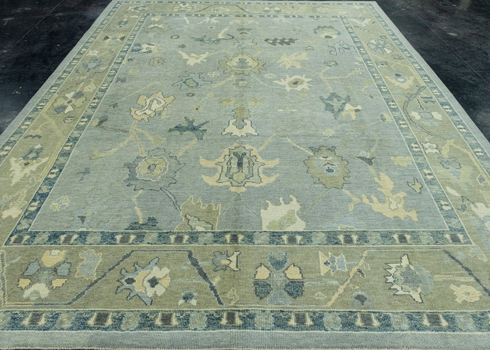 Turkish Oushak Rug 9'3" x 12' #17108