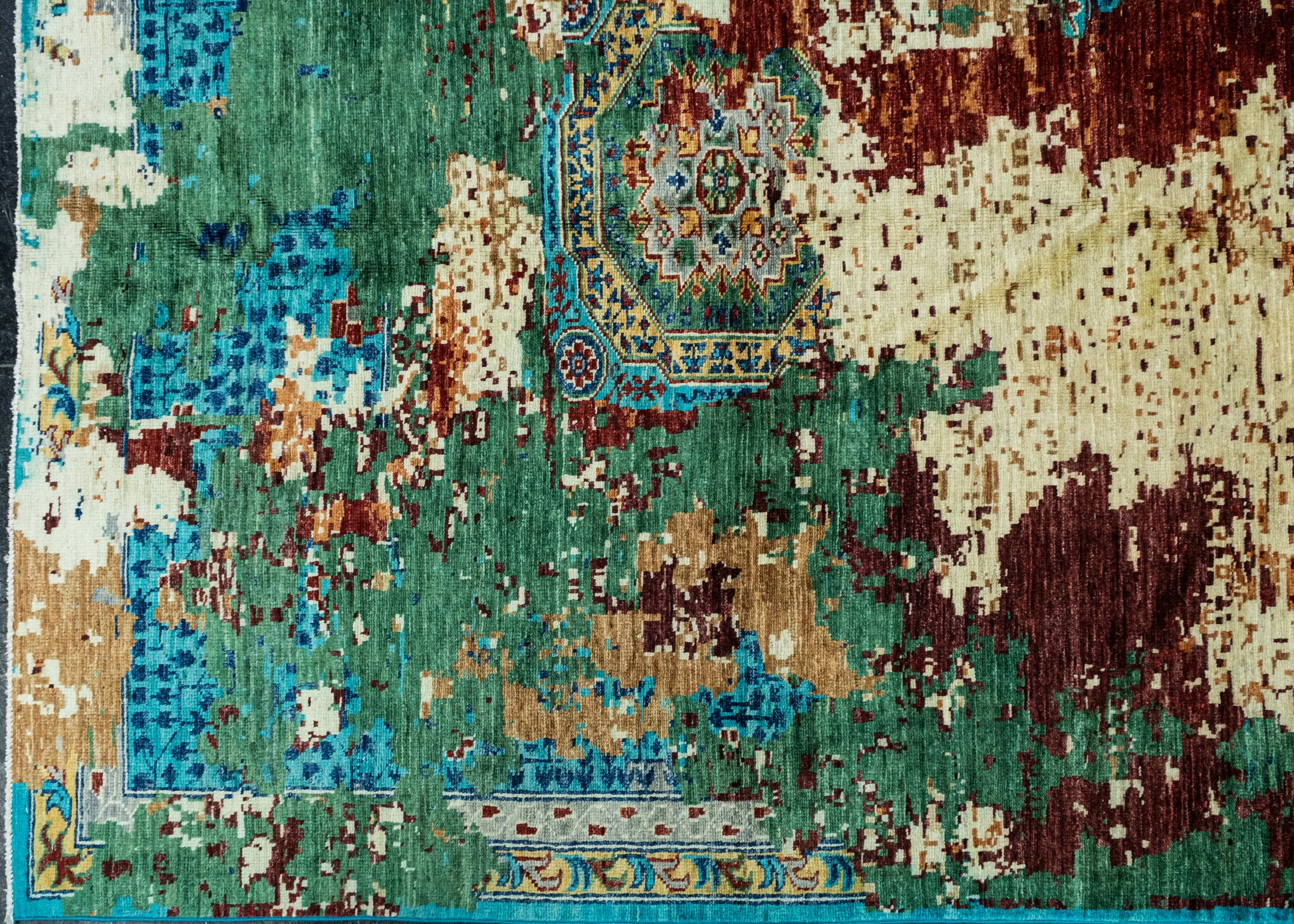 Oriental Hand Knotted Rug 9'2" x 11'9" #17805