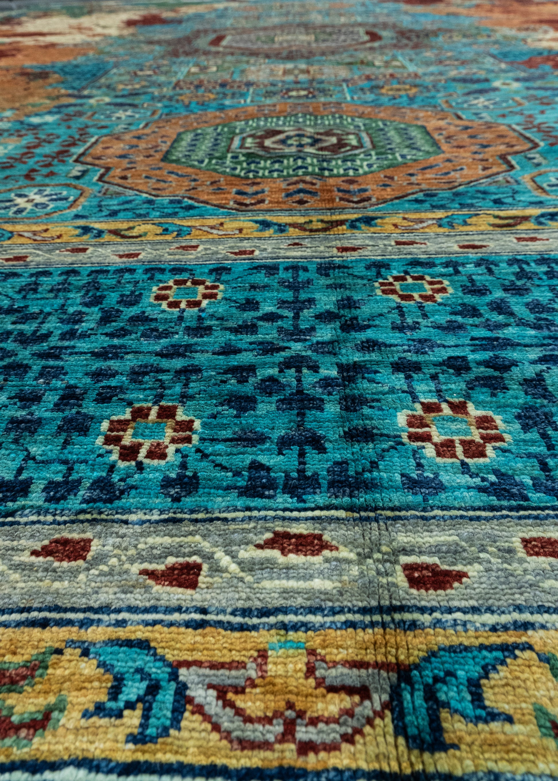 Oriental Hand Knotted Rug 9'2" x 11'9" #17805