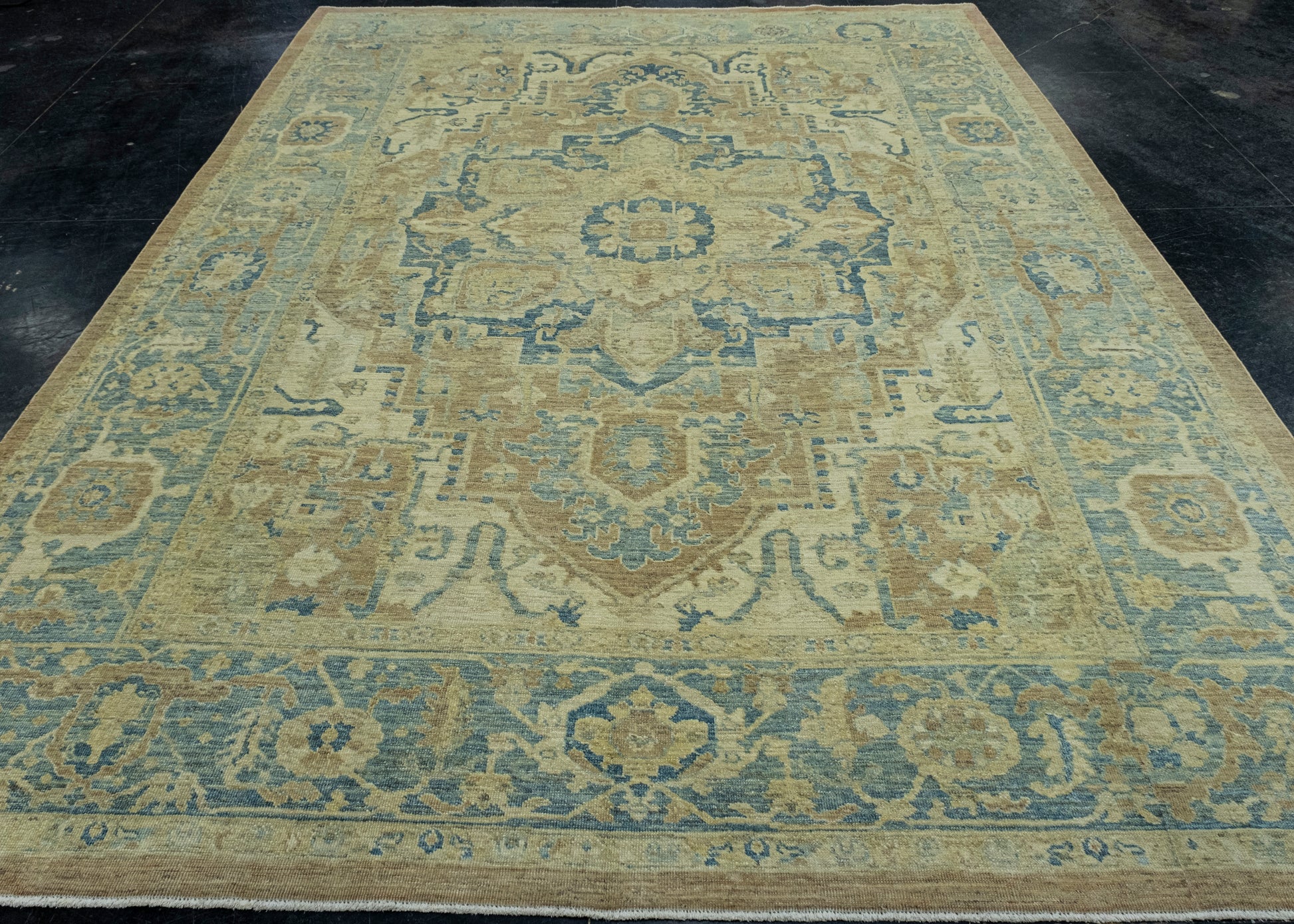 Turkish Oushak Rug 8'5" x 11'2" #17657