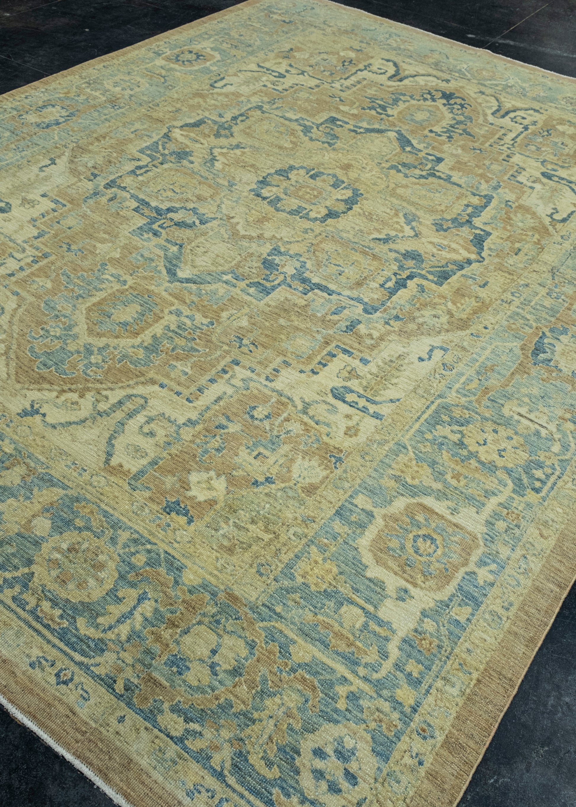 Turkish Oushak Rug 8'5" x 11'2" #17657