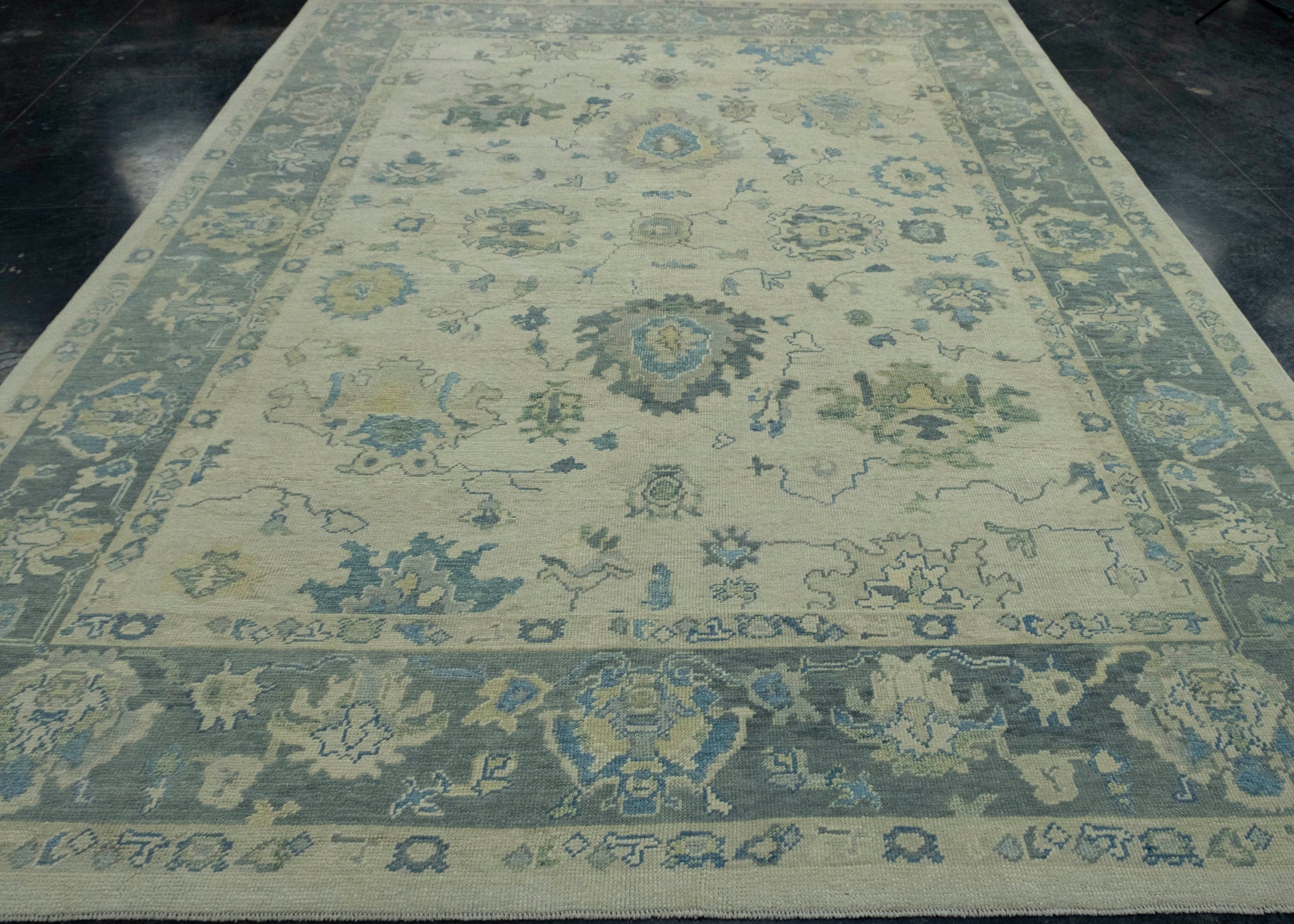 Turkish Oushak Rug 9' x 12'2" #18582