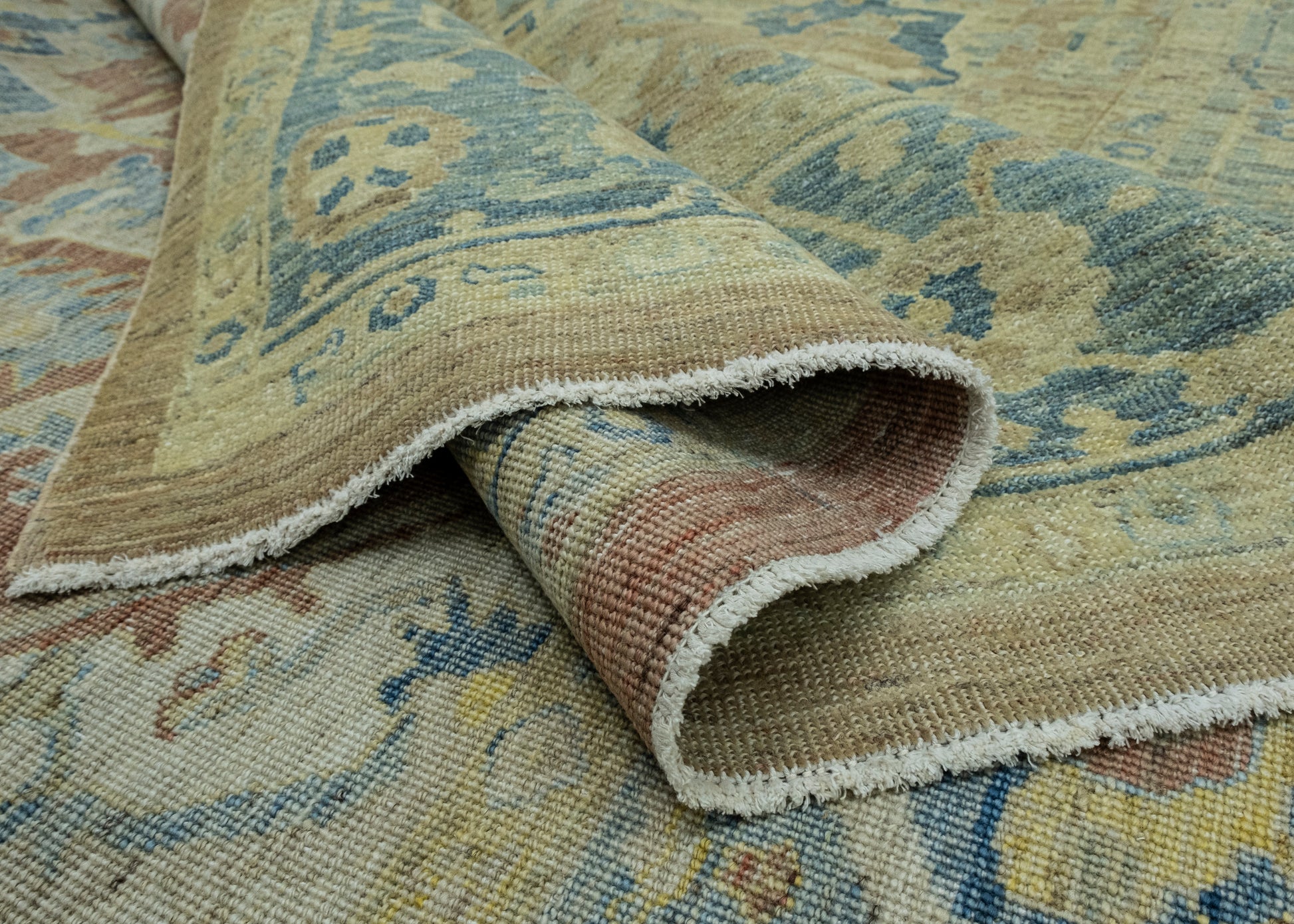 Turkish Oushak Rug 8'5" x 11'2" #17657
