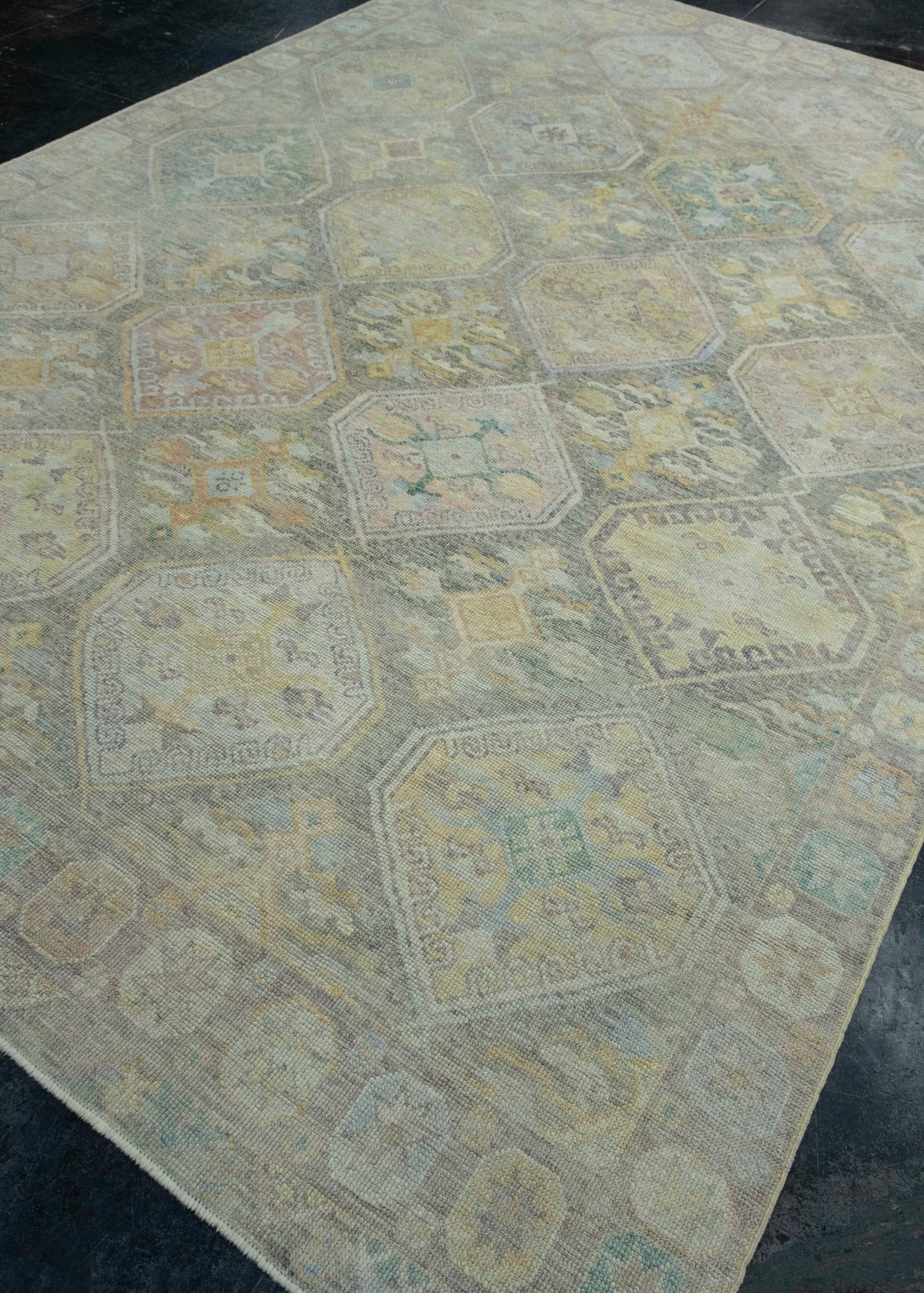 Turkish Oushak Rug 8'7" x 12'5" #18659
