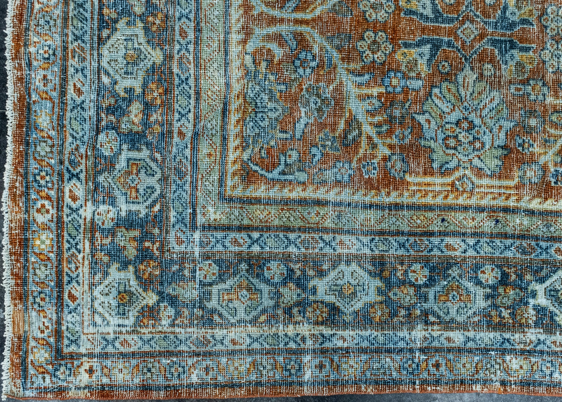 Oriental Handwoven Vintage Rug 9'7" x 12'4" #17995