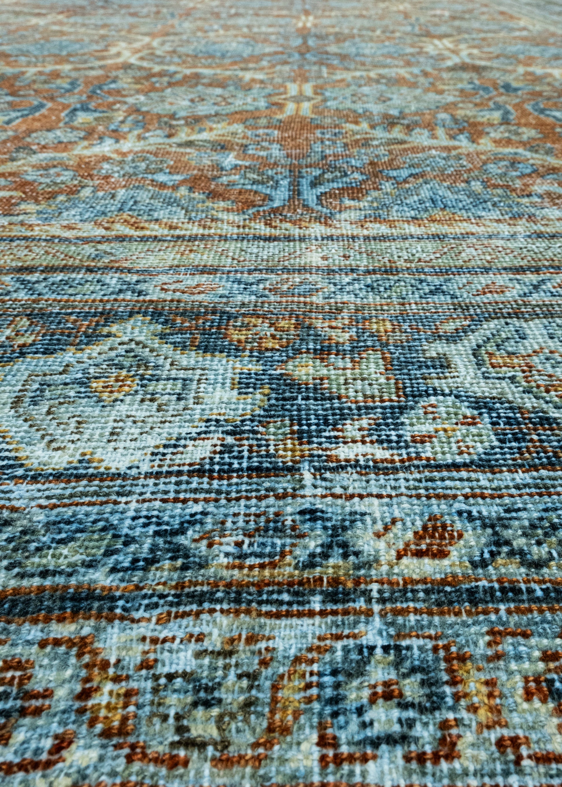 Oriental Handwoven Vintage Rug 9'7" x 12'4" #17995