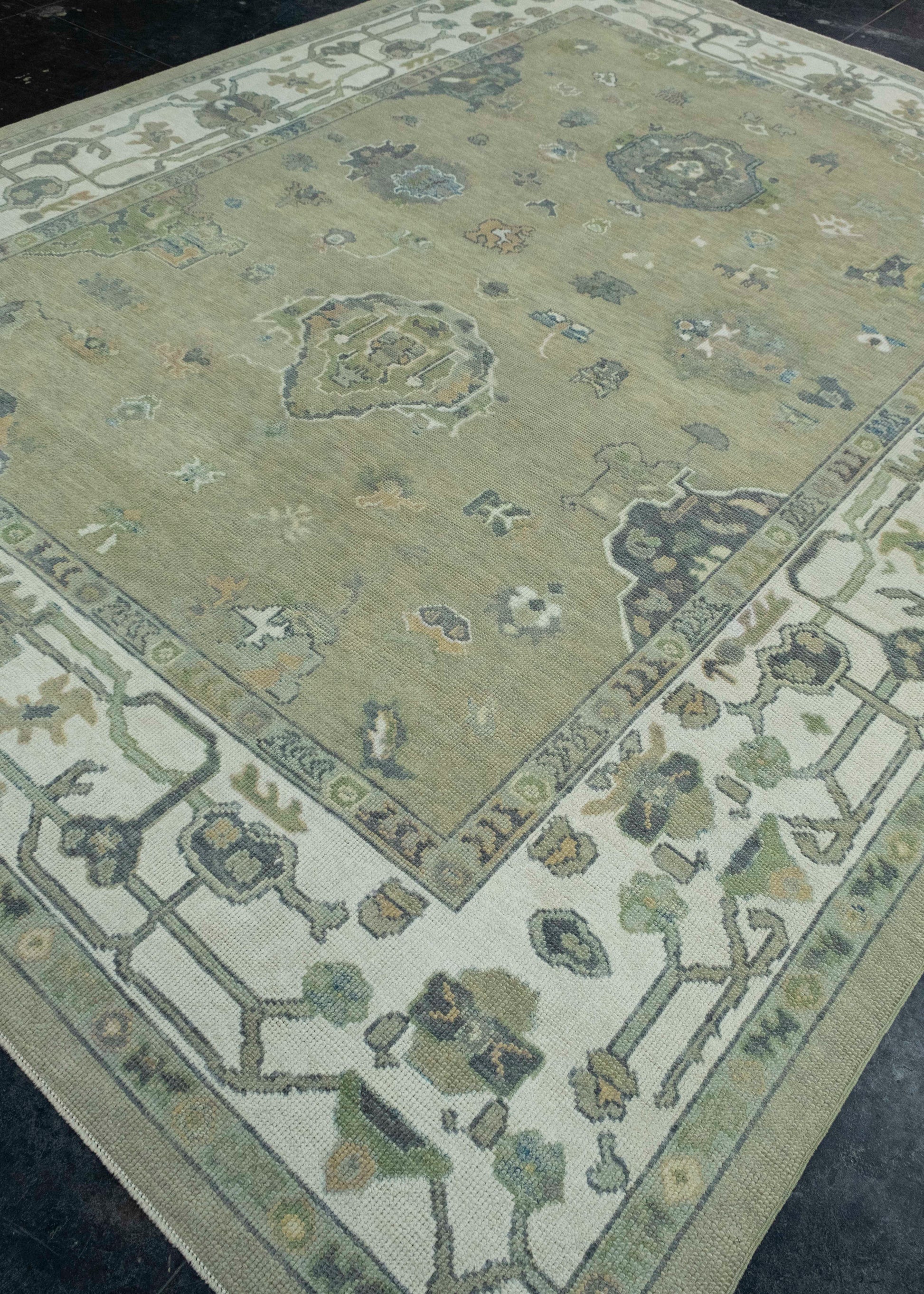 Turkish Oushak Rug 8'10" x 11'4" #18075