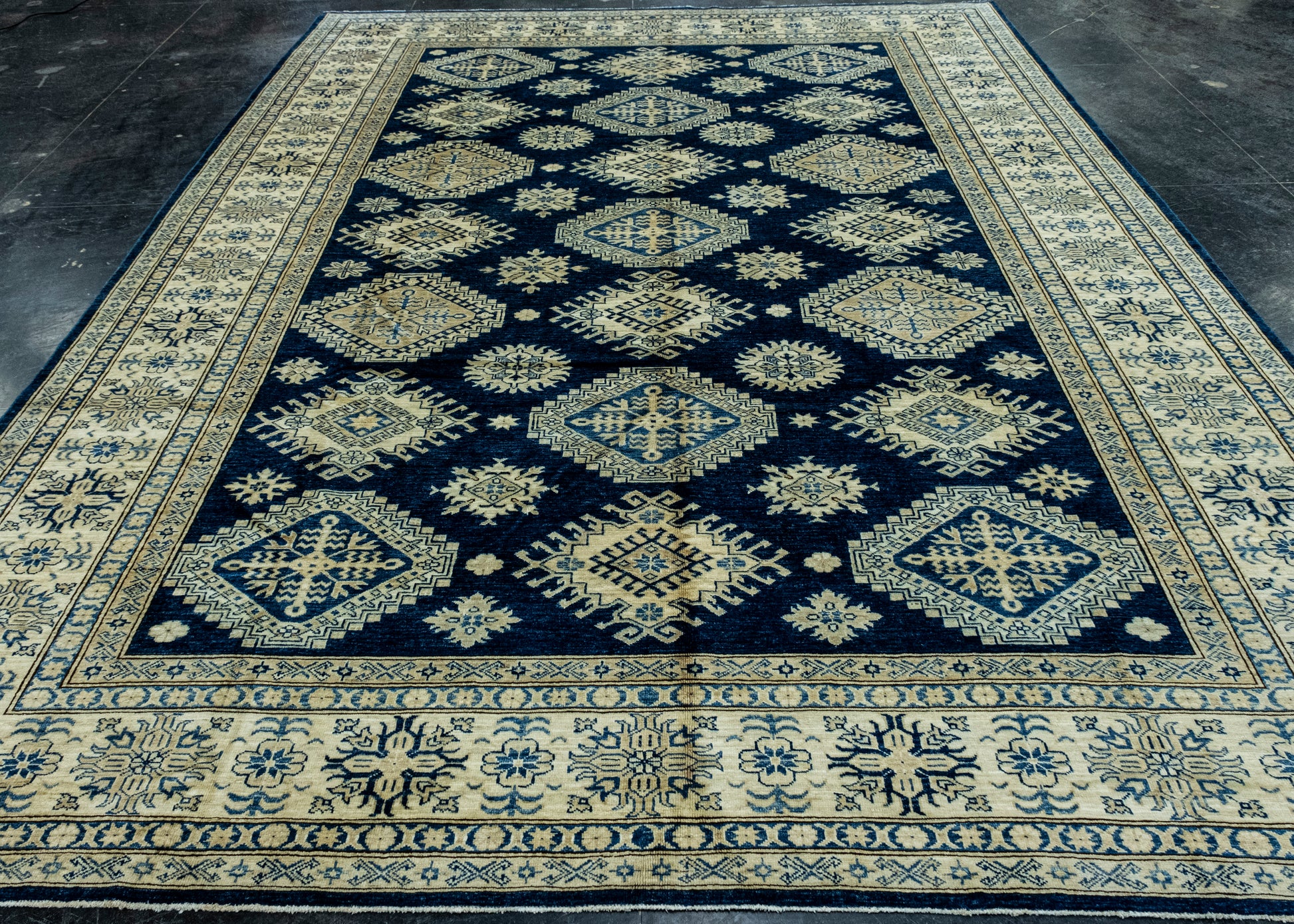 Oriental Hand Knotted Rug 9'2" x 11'9" #17907