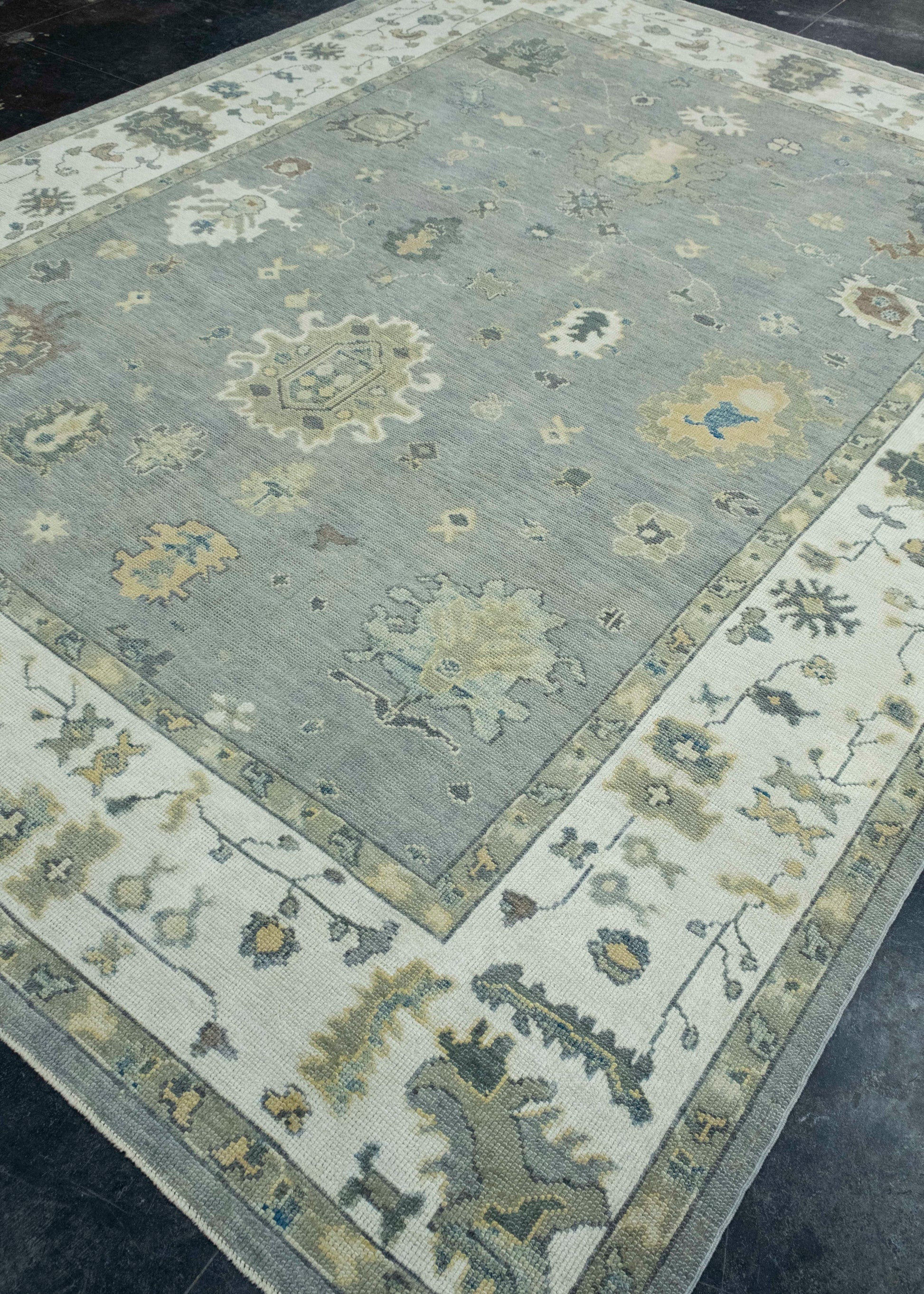 Turkish Oushak Rug 8'9" x 11'4" #18073